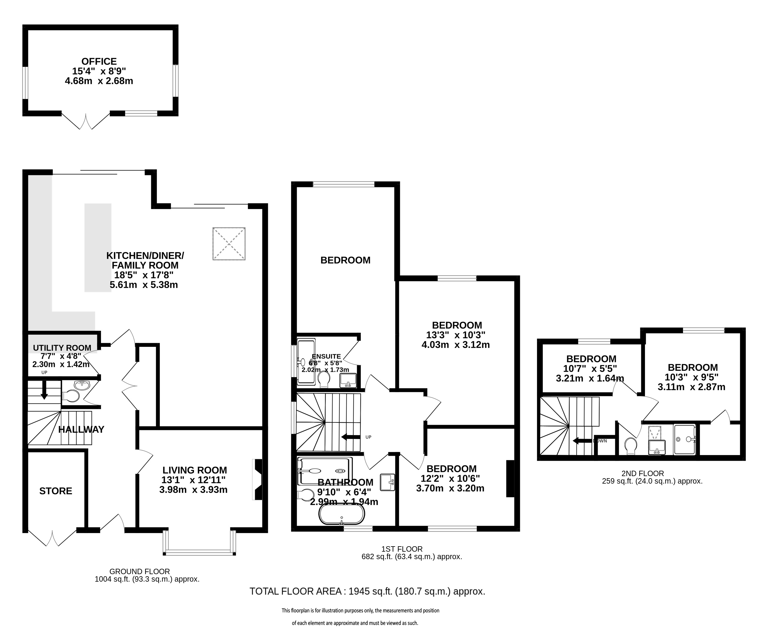 94, Topstreet Way, Hertfordshire floorplan
