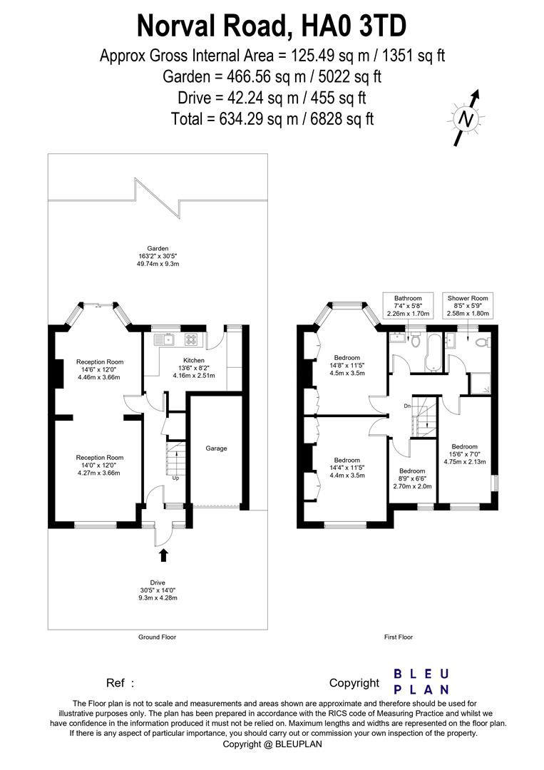 47, Norval Road, Sudbury floorplan