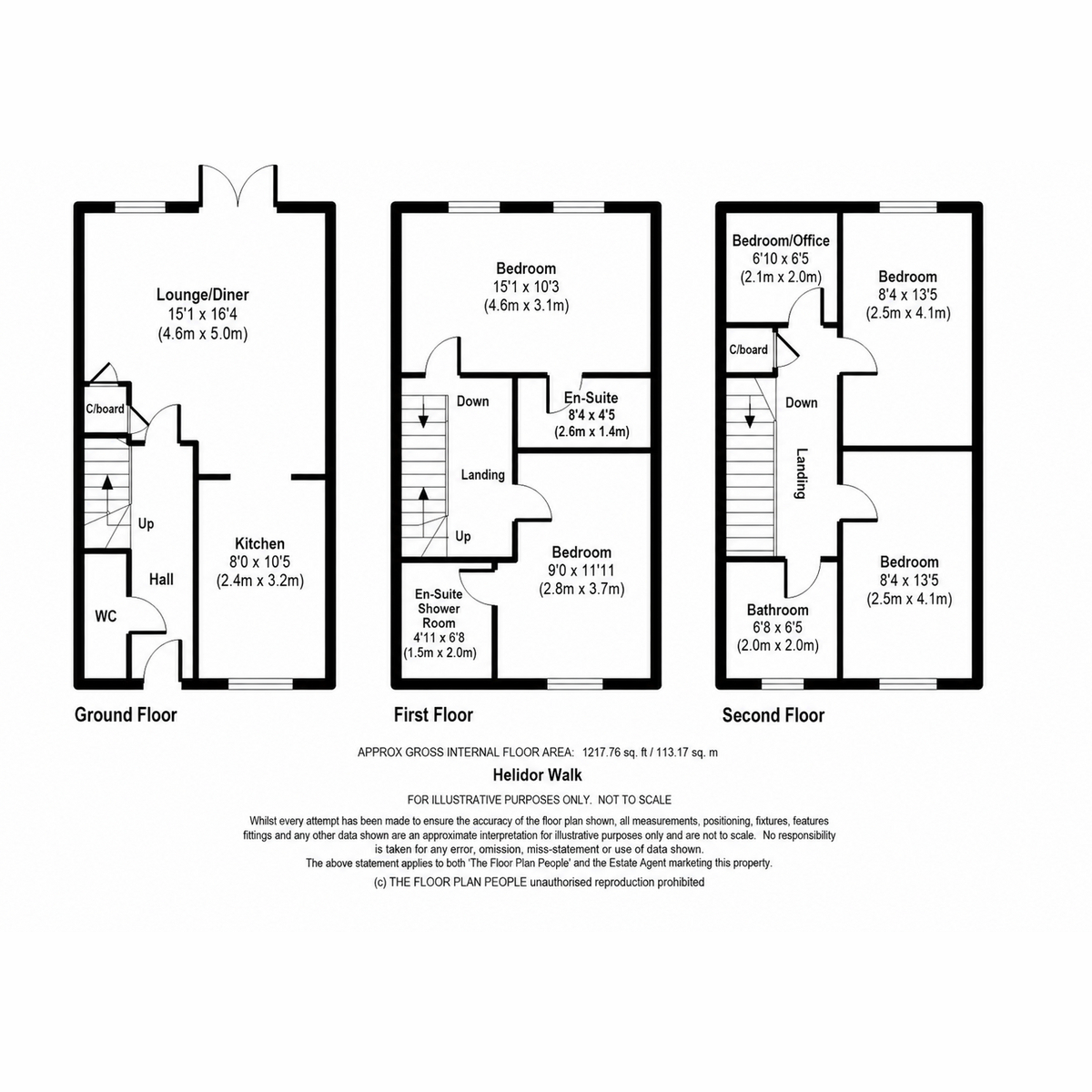 18, Helidor Walk, Sittingbourne floorplan