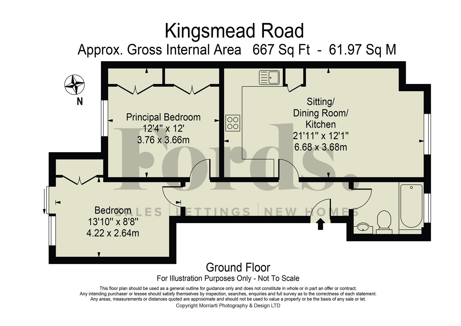 142, Kingsmead Road, High Wycombe floorplan