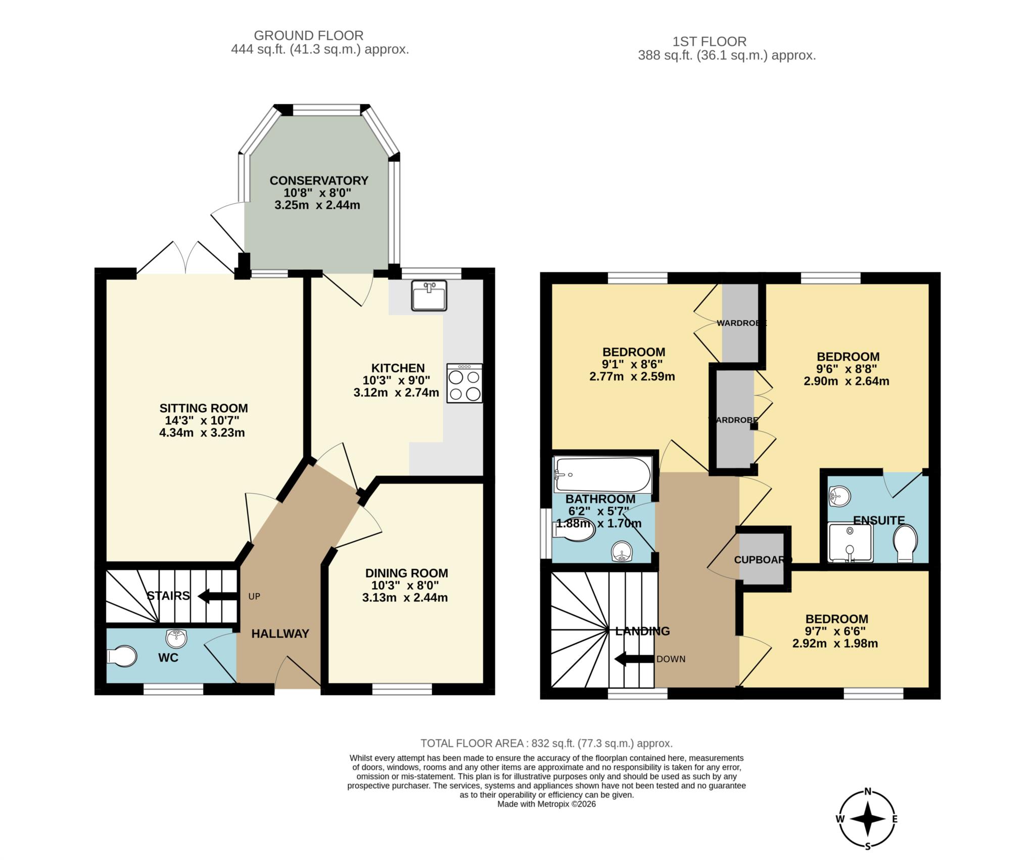 8, Delta Court, Frome floorplan