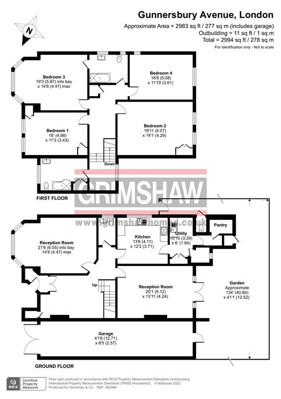 Gunnersbury Avenue, Near To Gunnersbury Park, Ealing W5, 4 bedroom