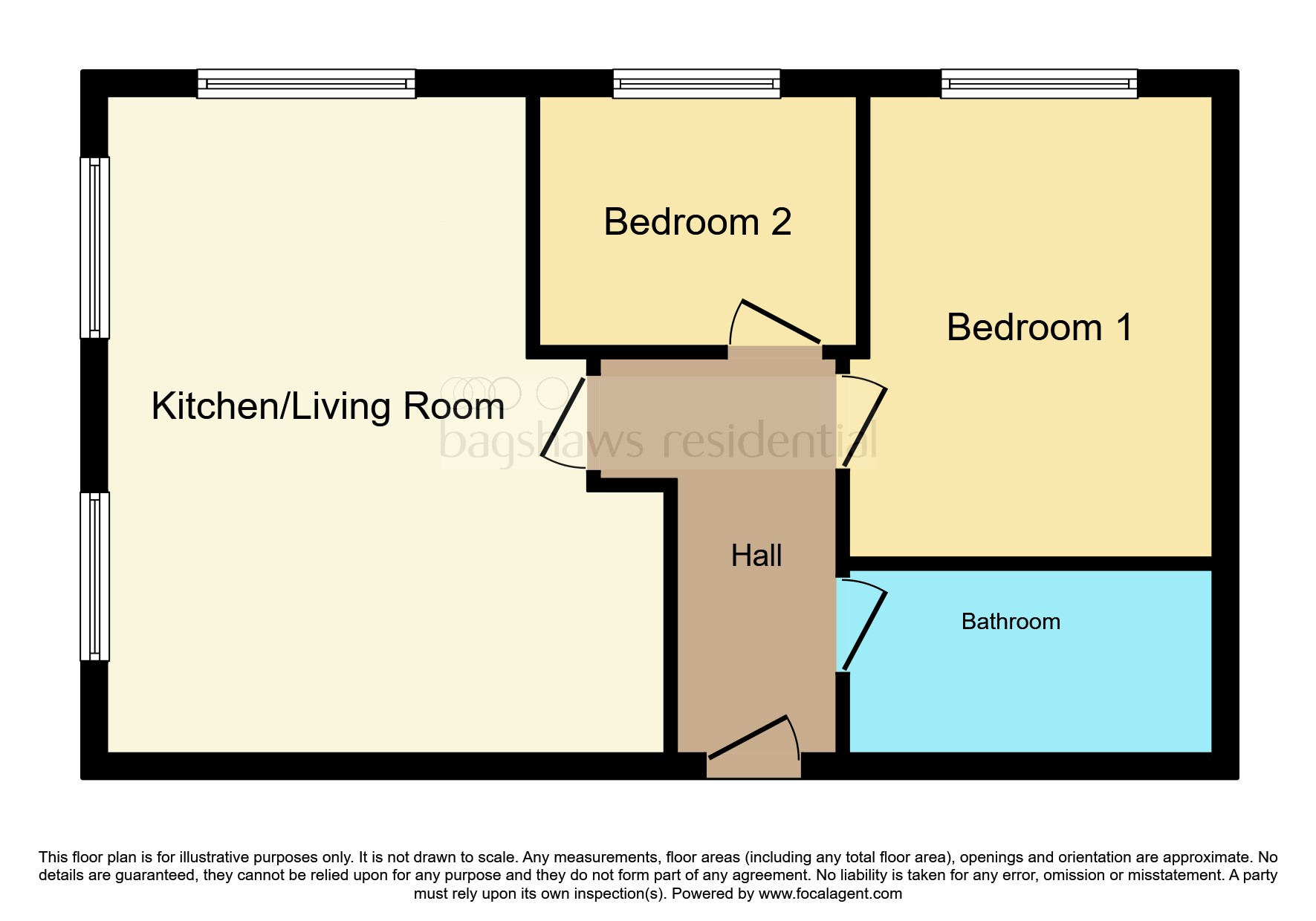 Apartment 5, Grange Court, 39, Grange Street, Derby floorplan