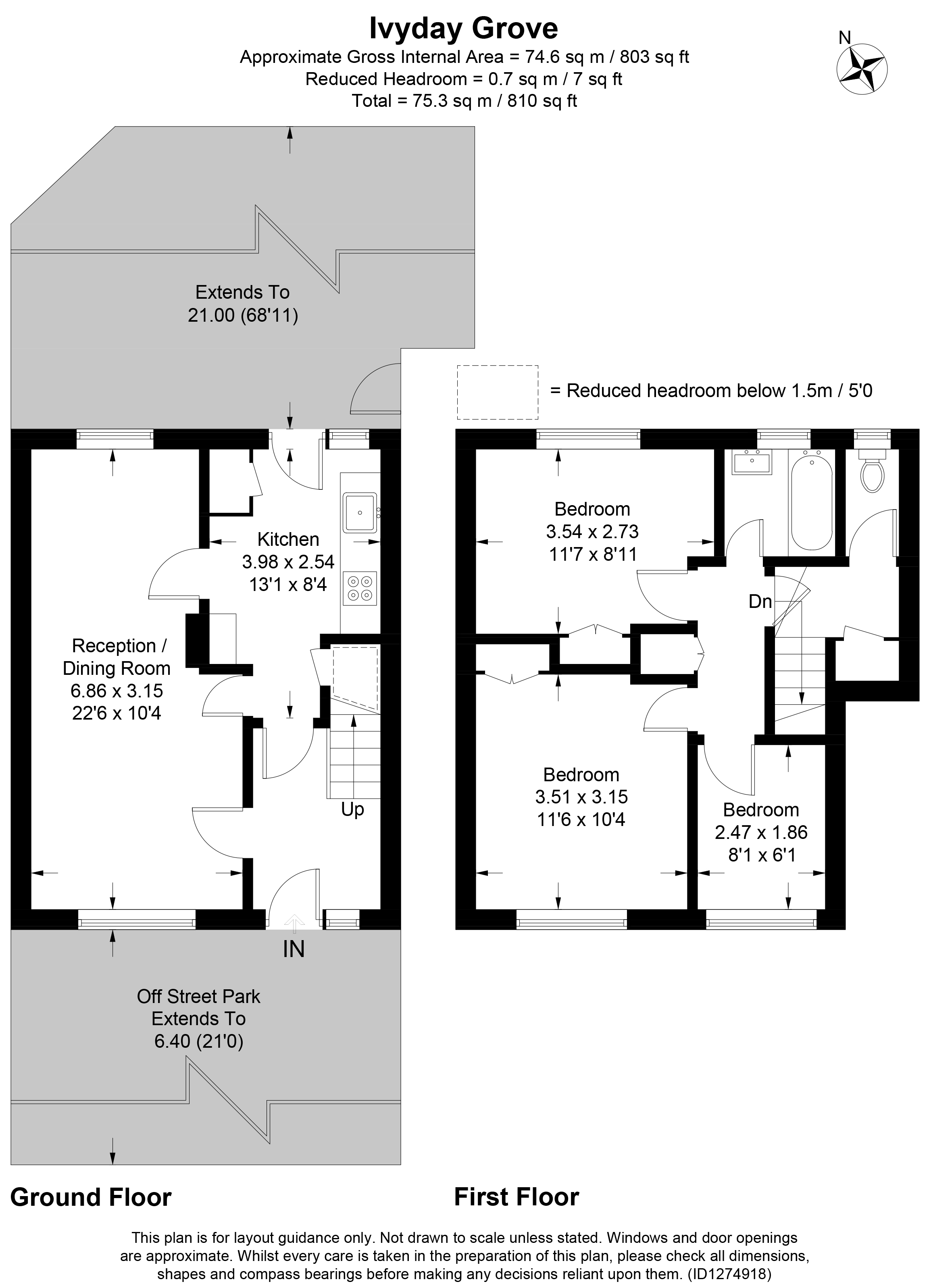 Ivyday Grove, London, SW16 floorplan