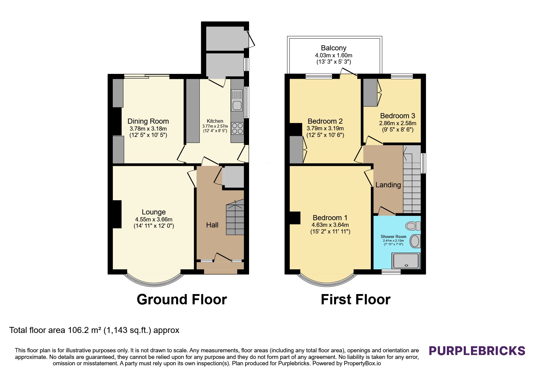 25, Temple Gardens, Southampton floorplan