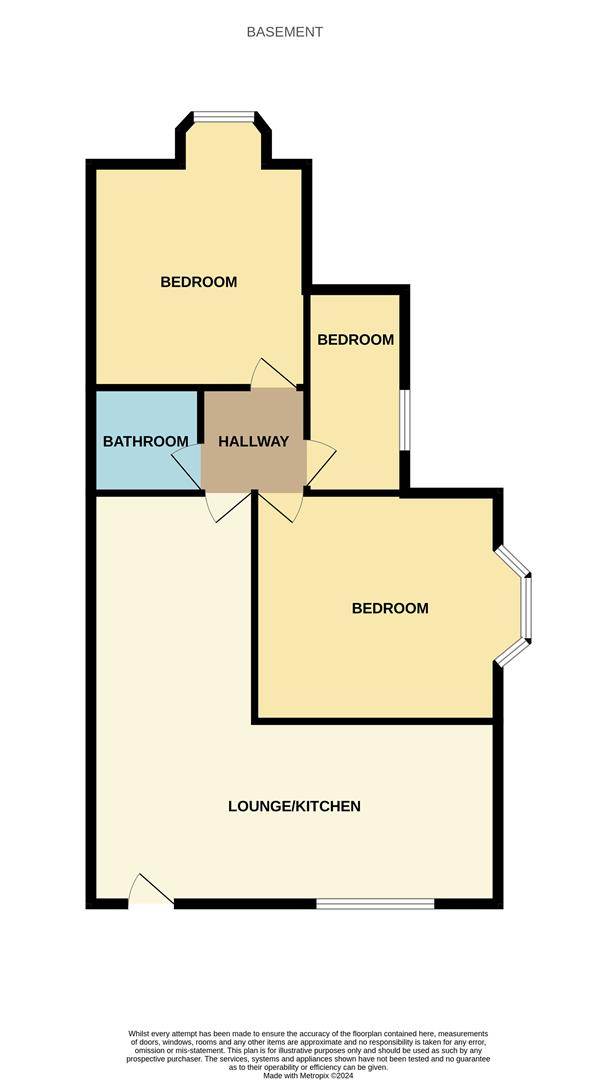 Lower ground, Apt, 1, 32, Salisbury Road, Chorlton floorplan