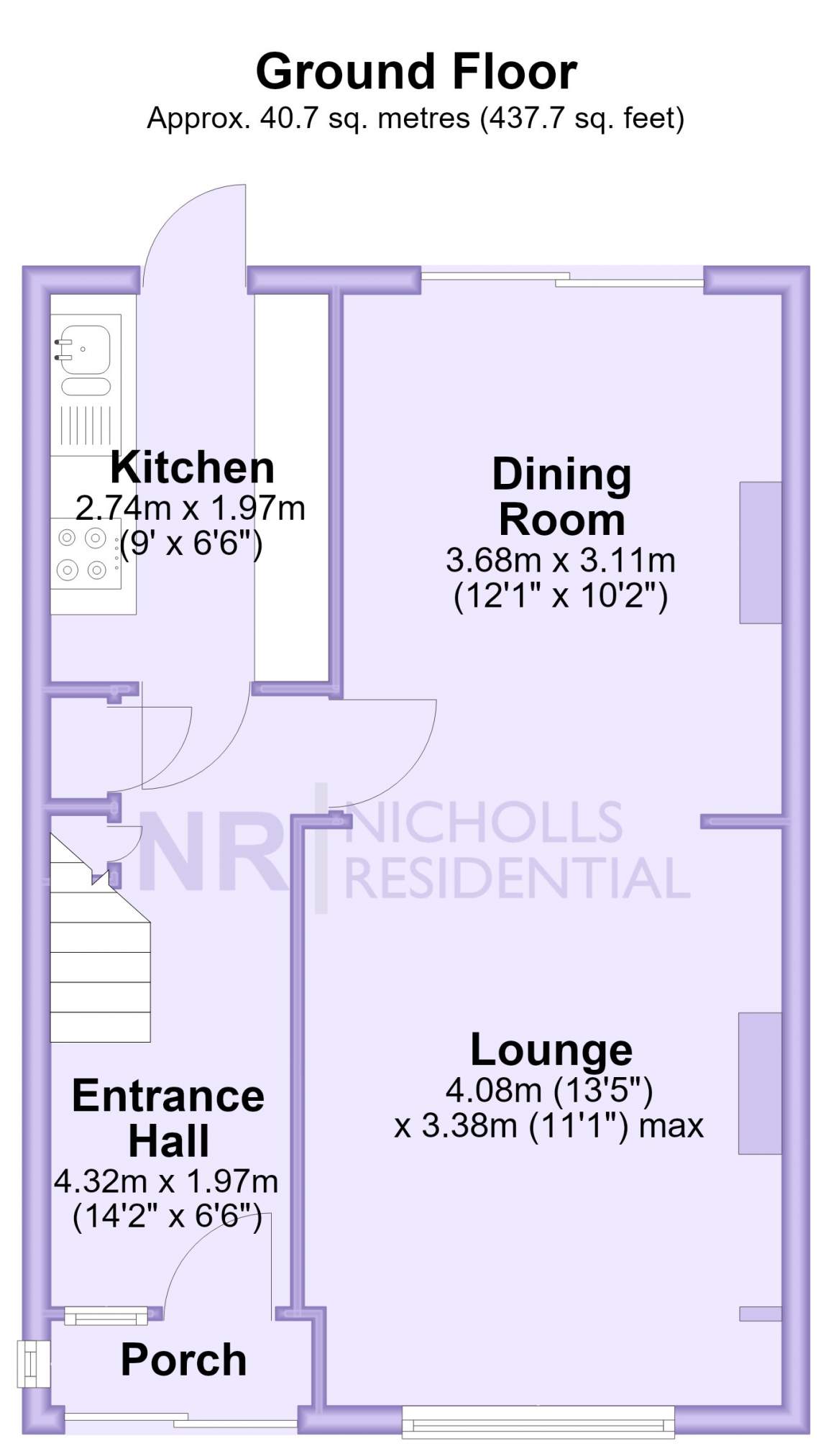 13, Green Lanes, West Ewell floorplan