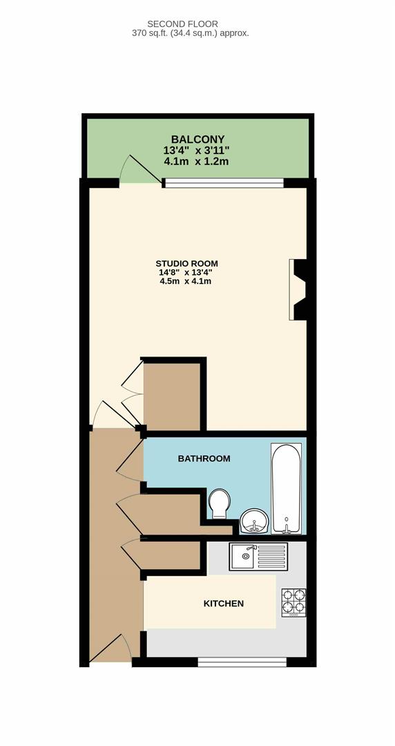 Flat 11,12 Cedar Road, Cedar Road, Sutton floorplan