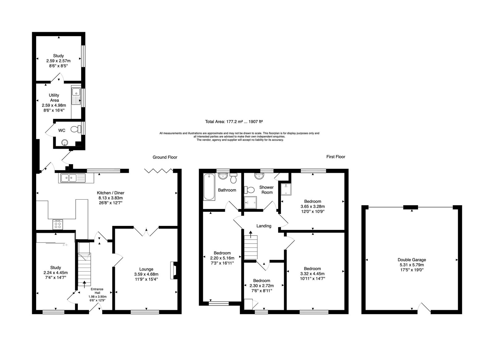 56, Leicester Road, Markfield floorplan