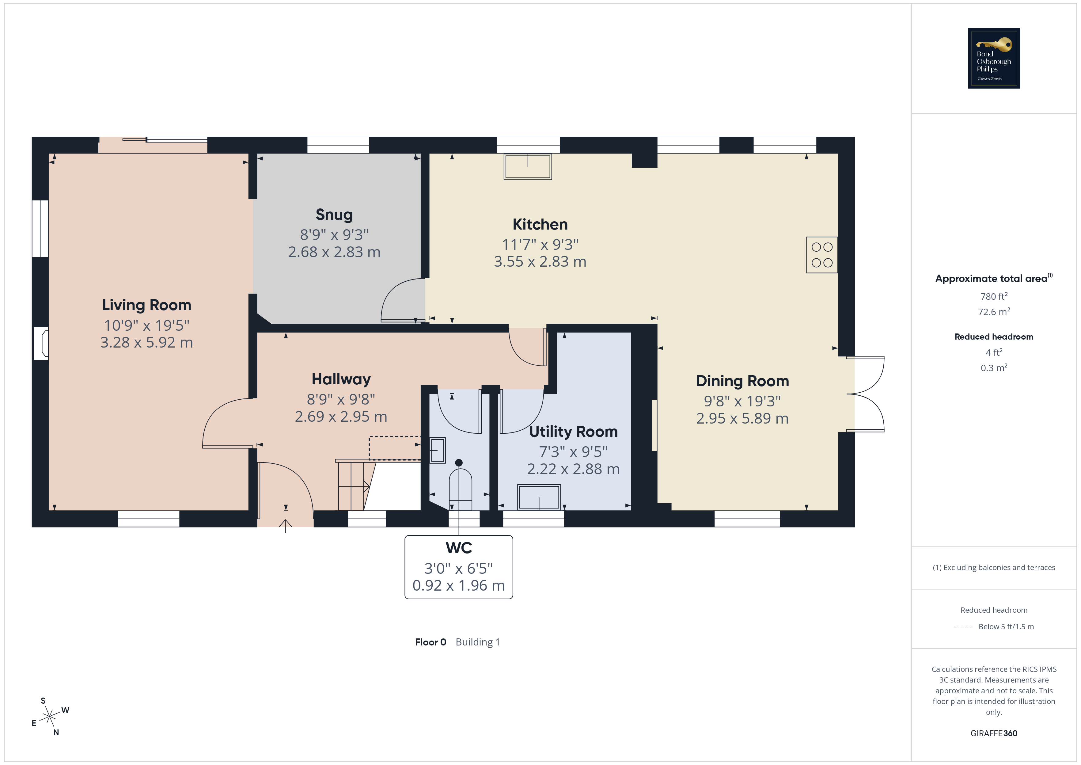 The Mowhay,, Treburgett, Bodmin floorplan