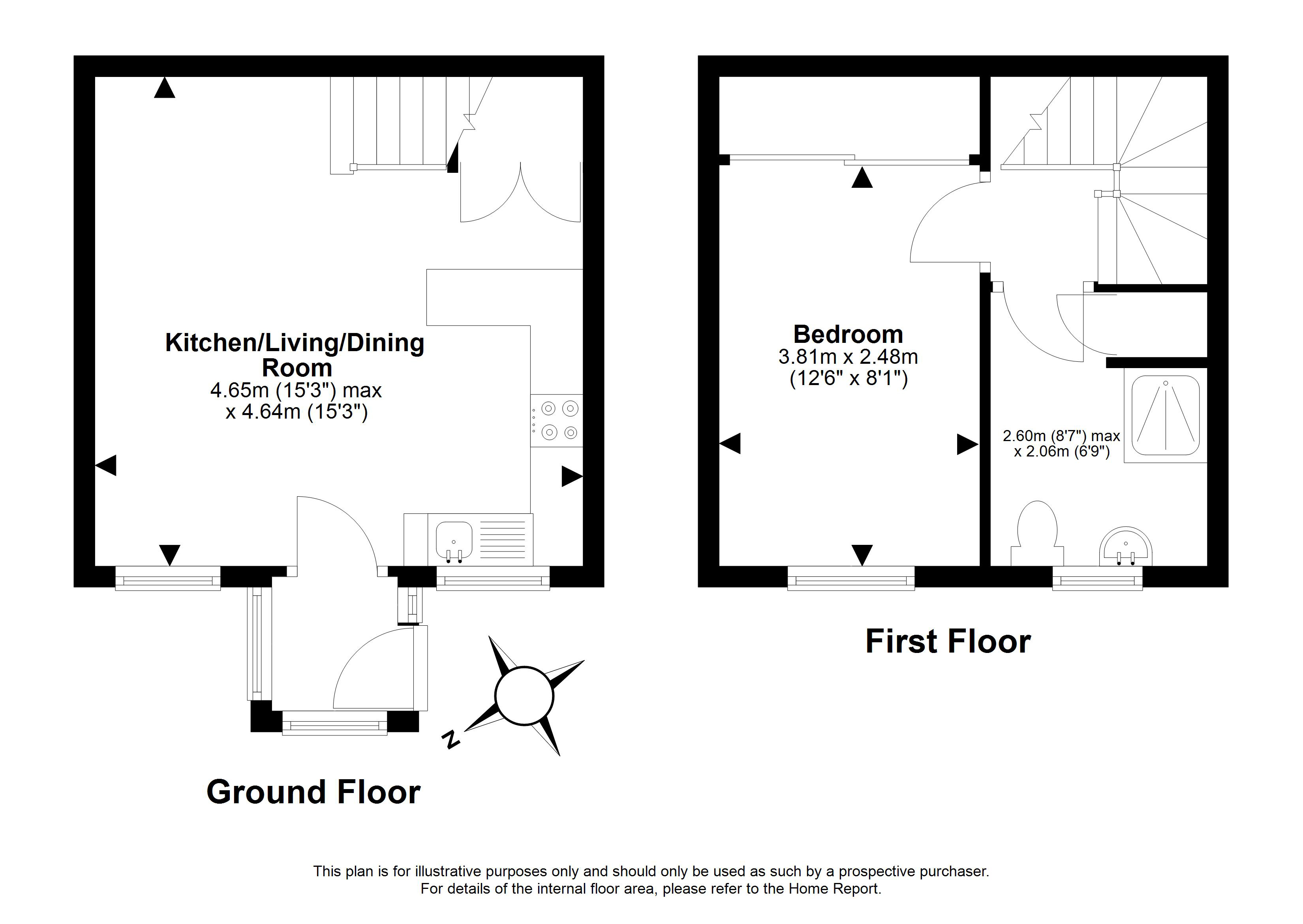 2, Balbirnie Place, Roseburn, Edinburgh floorplan