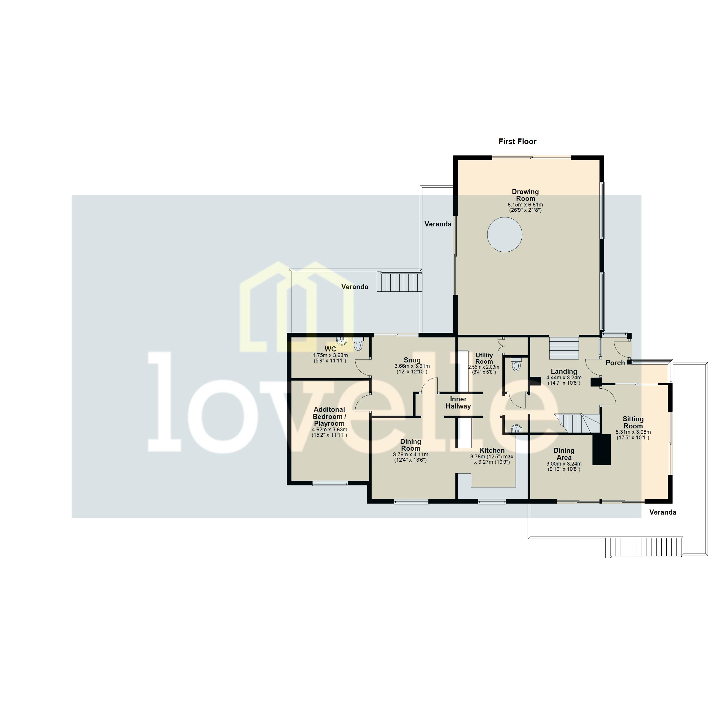 Welton Vale House, Dark Lane, Welton le Wold floorplan