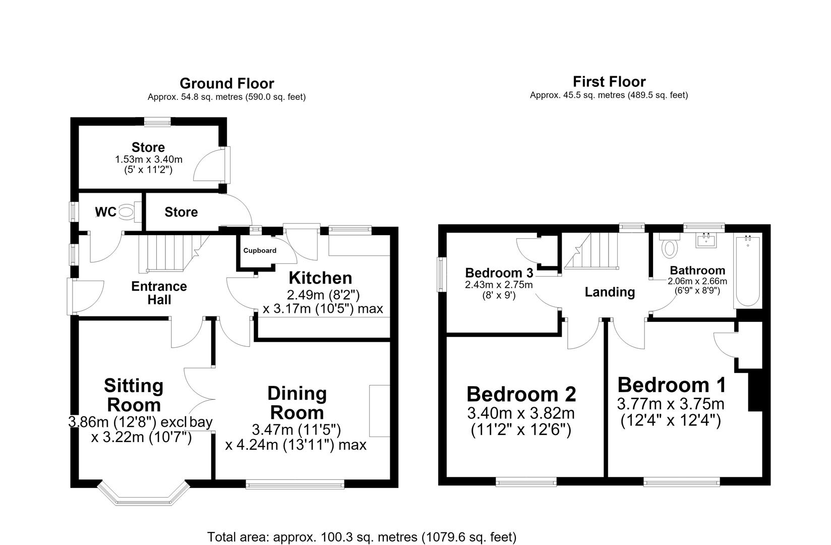 1, Polebarn Gardens, Trowbridge floorplan