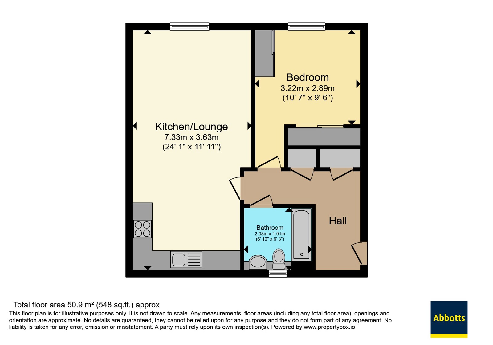 2, Starley House, Colchester floorplan