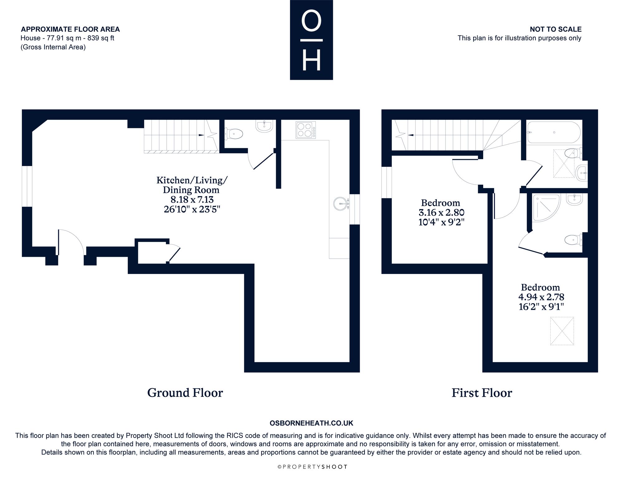 90A, Alma Road, Windsor floorplan