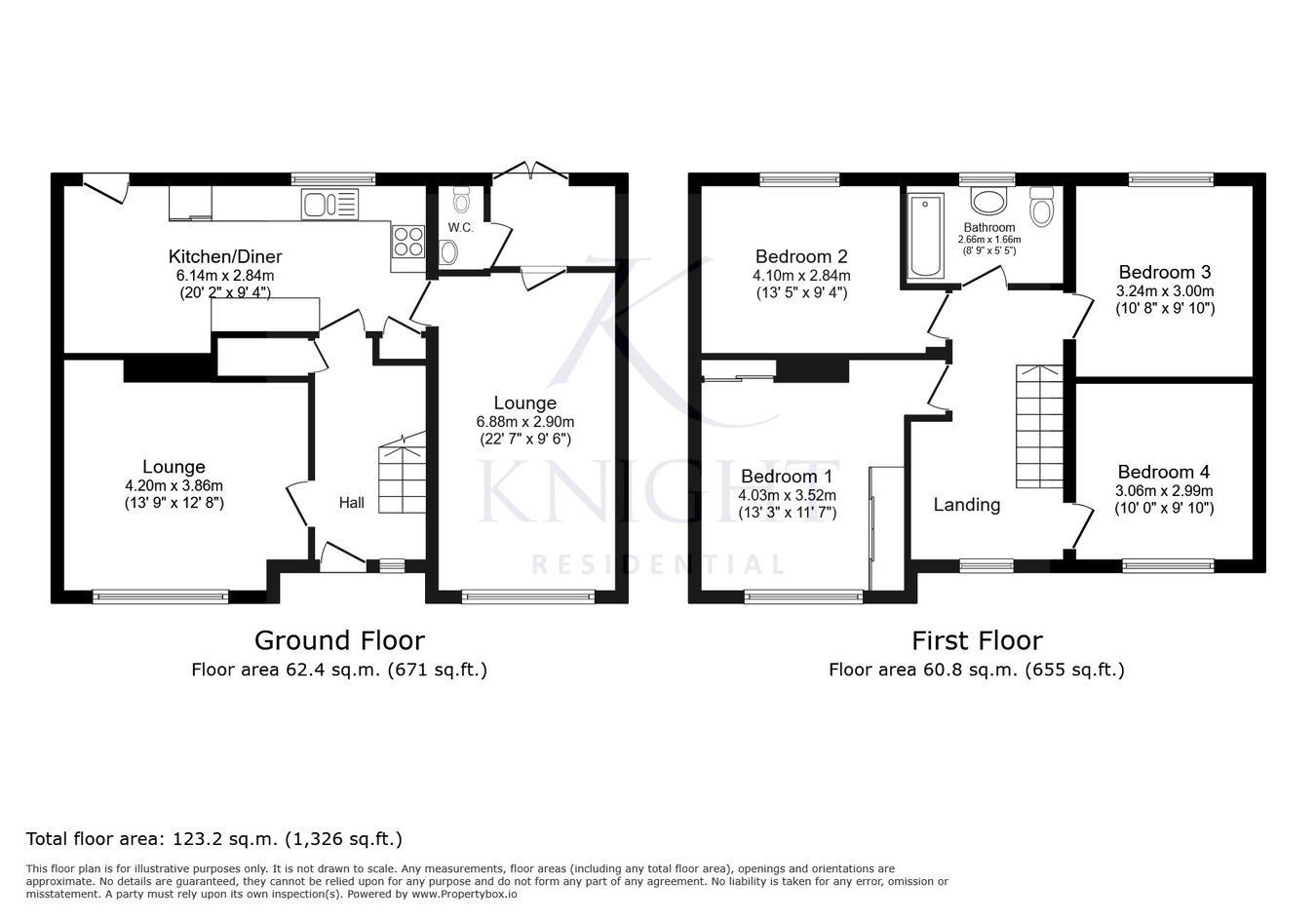 4, Egerton Green Road, Colchester floorplan