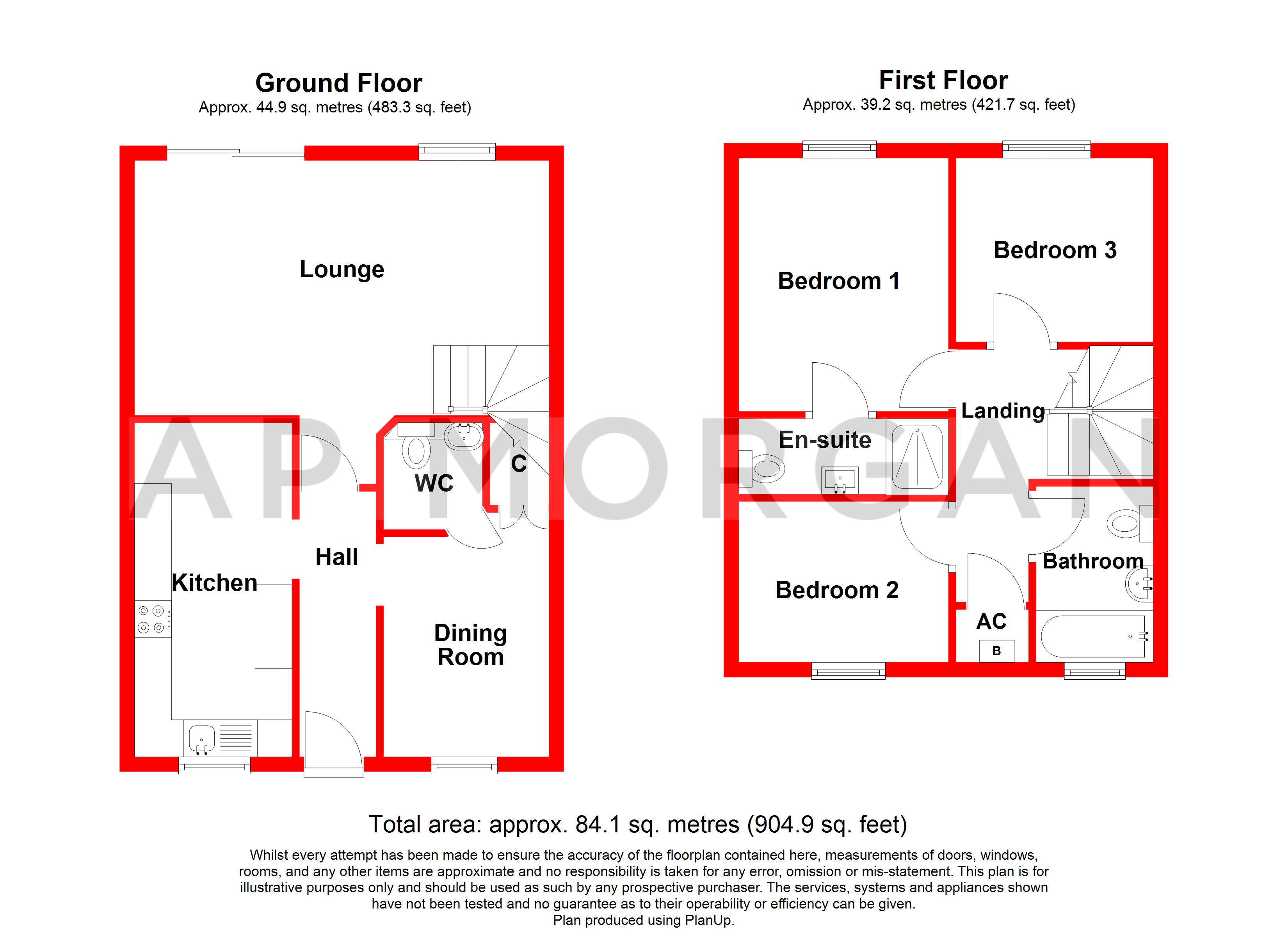 56, Bear Hill Drive, Birmingham floorplan