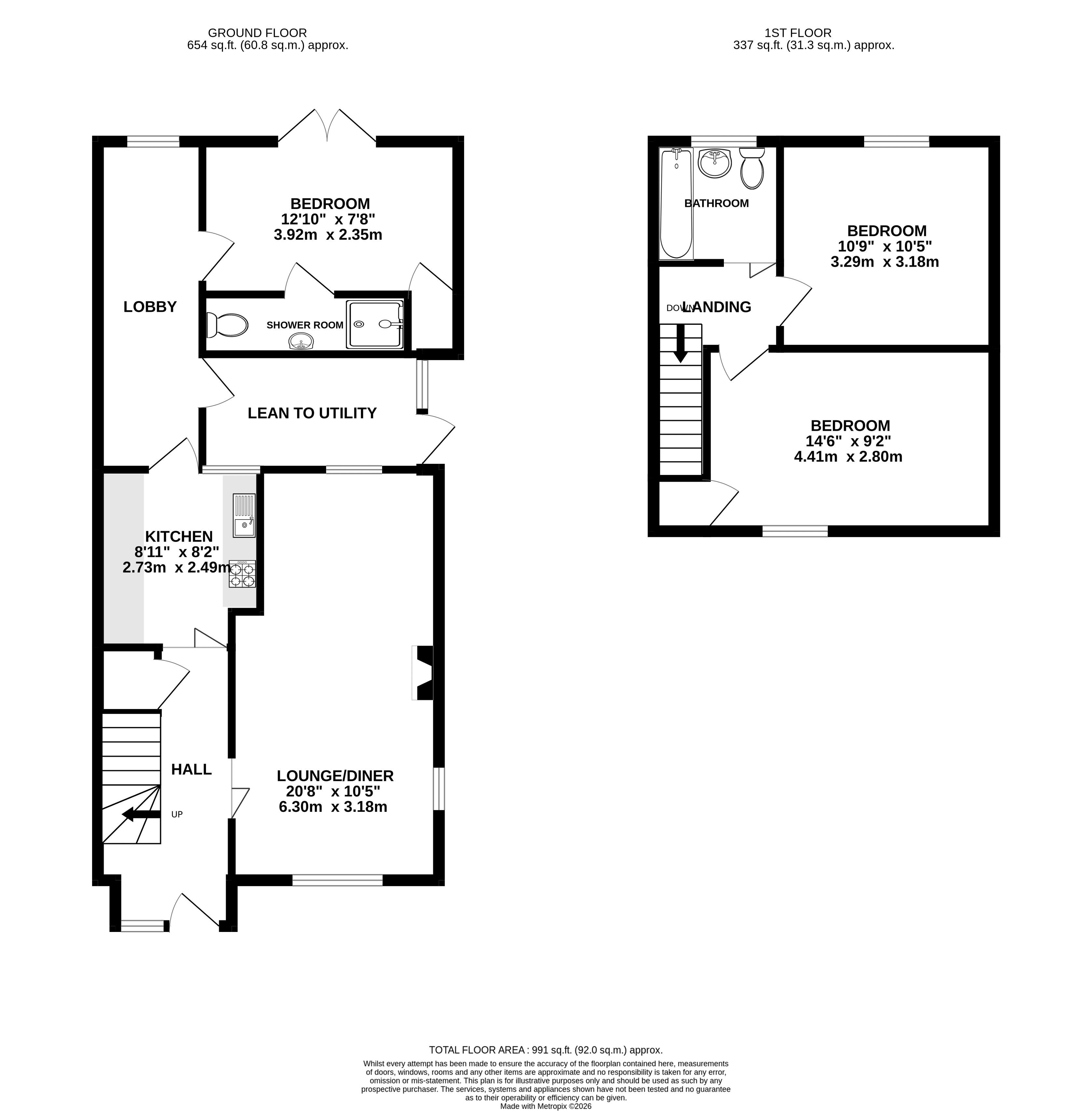15, Highfield Lane, Chichester floorplan