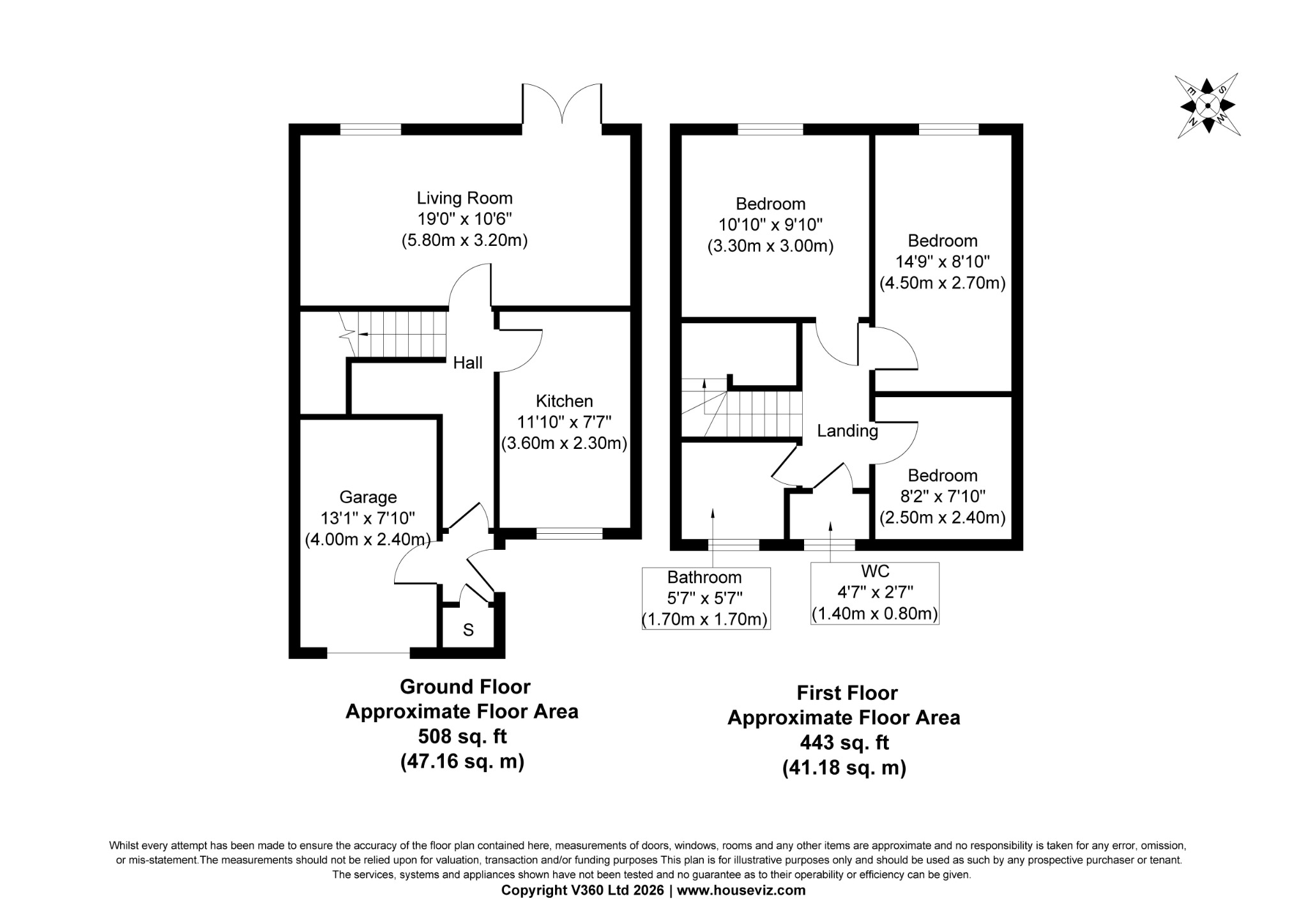 40 Chichester Drive, Quinton, West Midlands floorplan