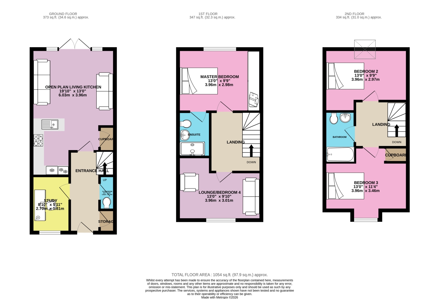 48, Leafcutter Way, Cleckheaton floorplan
