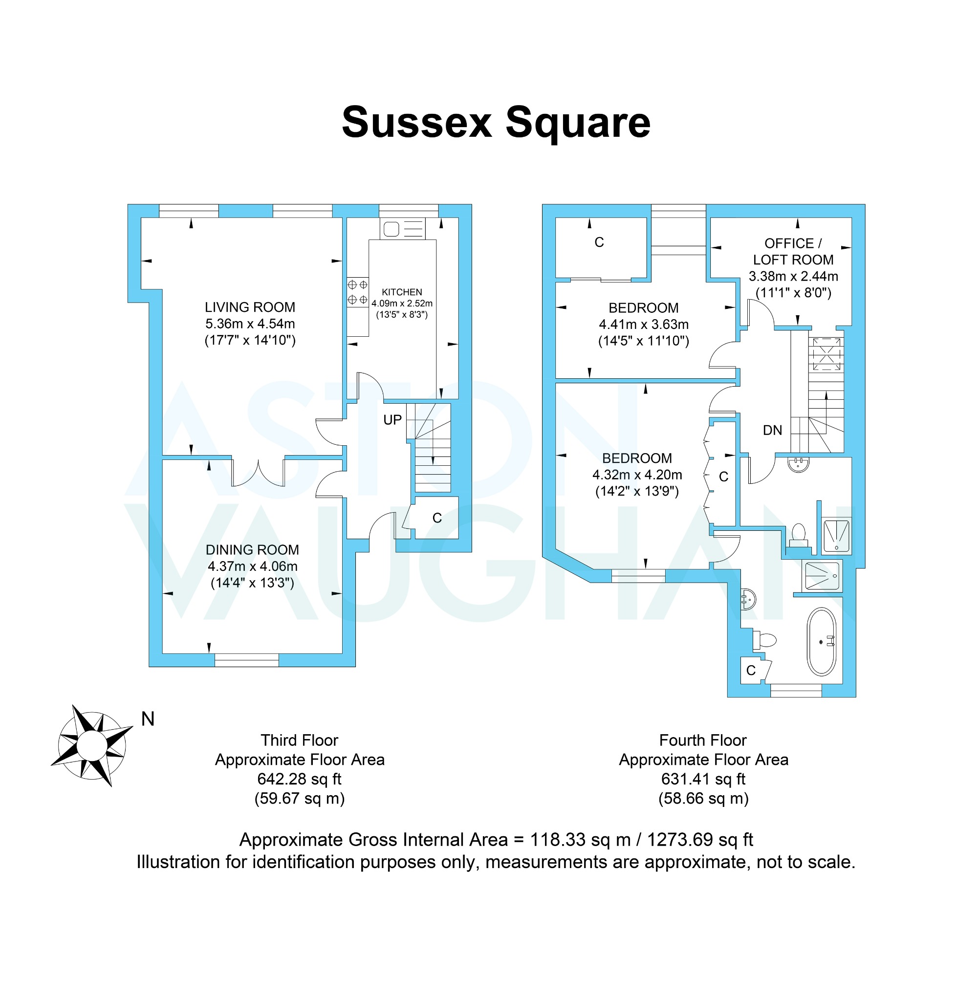 48  Flat 3, Sussex Square, Brighton floorplan
