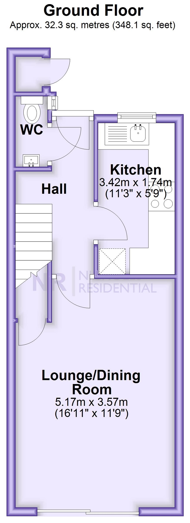 392a, Hook Road, Chessington floorplan