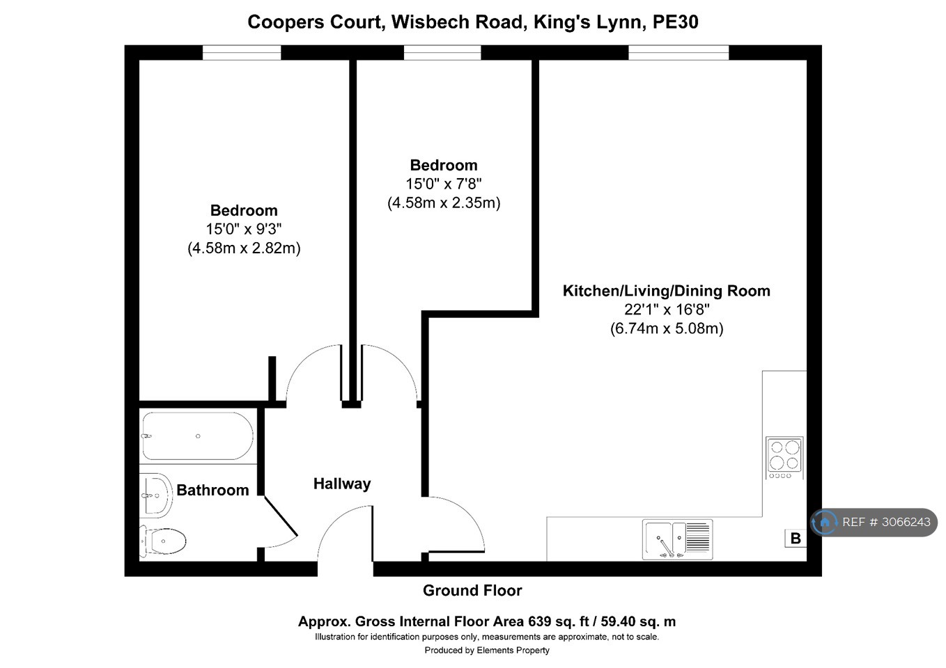 B Wisbech Road, King's Lynn floorplan