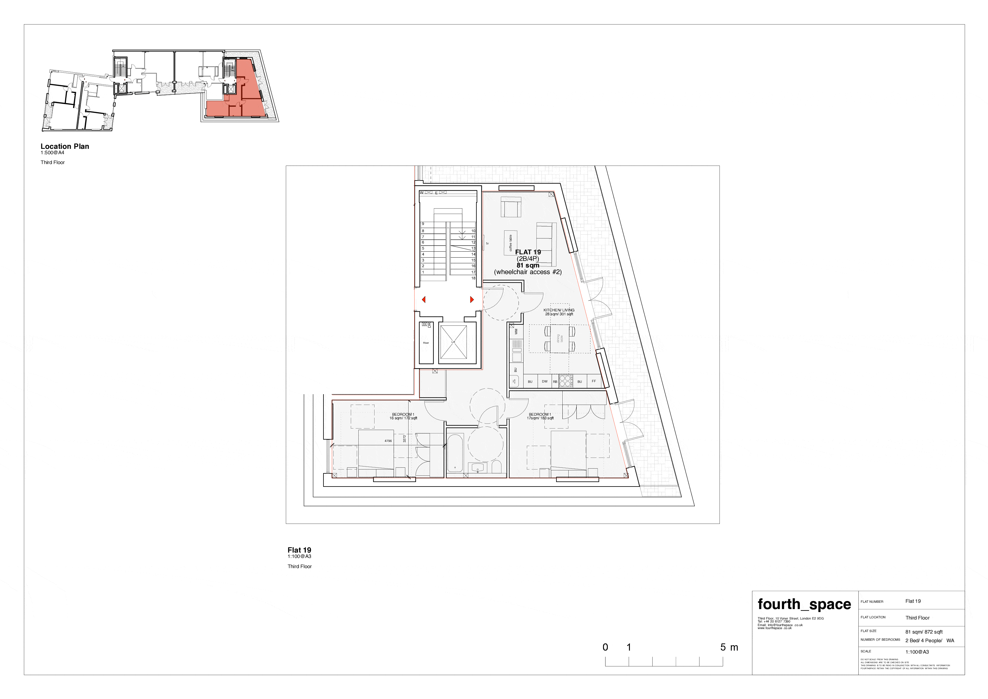 Chptr, Gransden Avenue, London Fields, London E8, 2 bedroom flat for