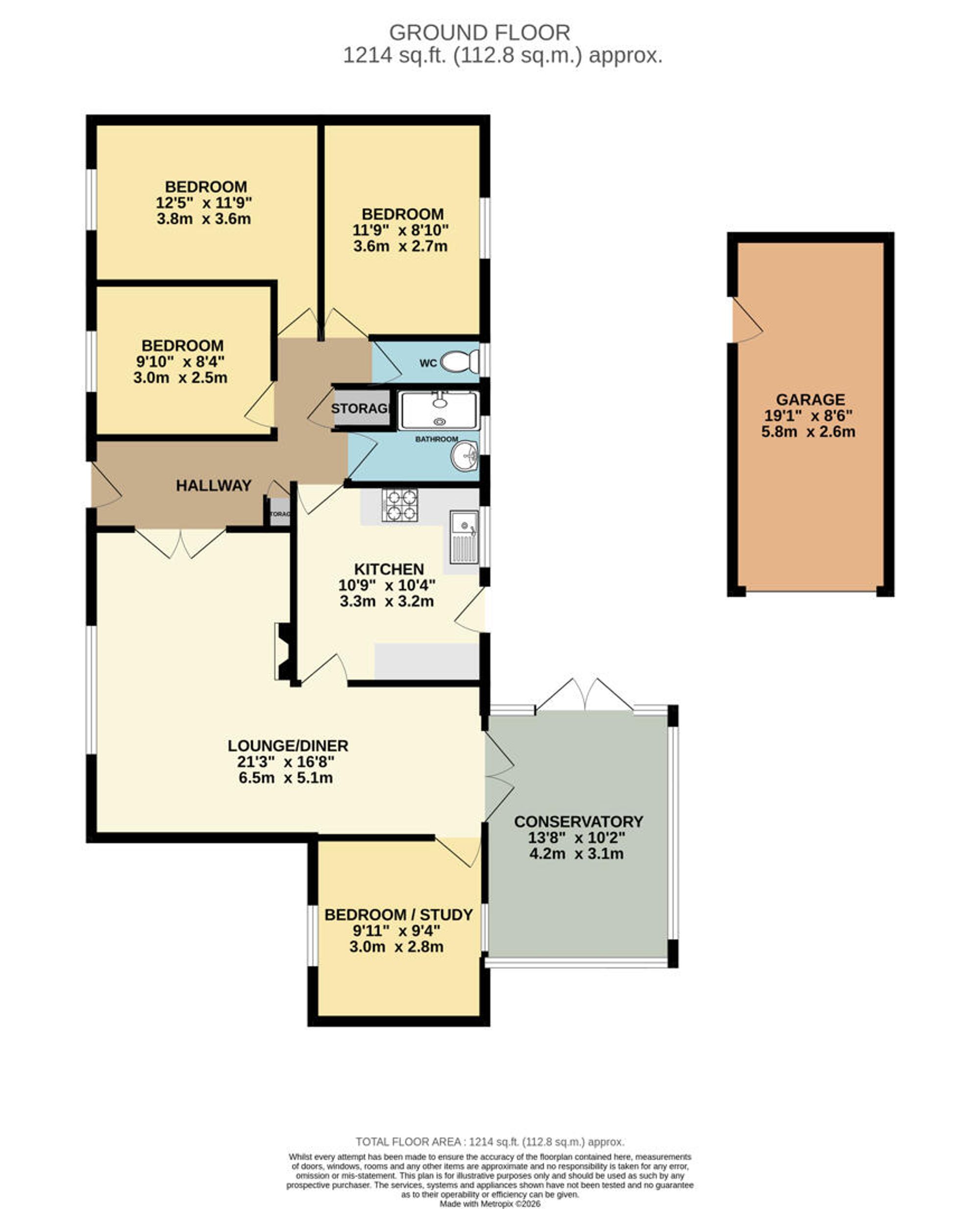 31 Newhall Road, Doncaster floorplan
