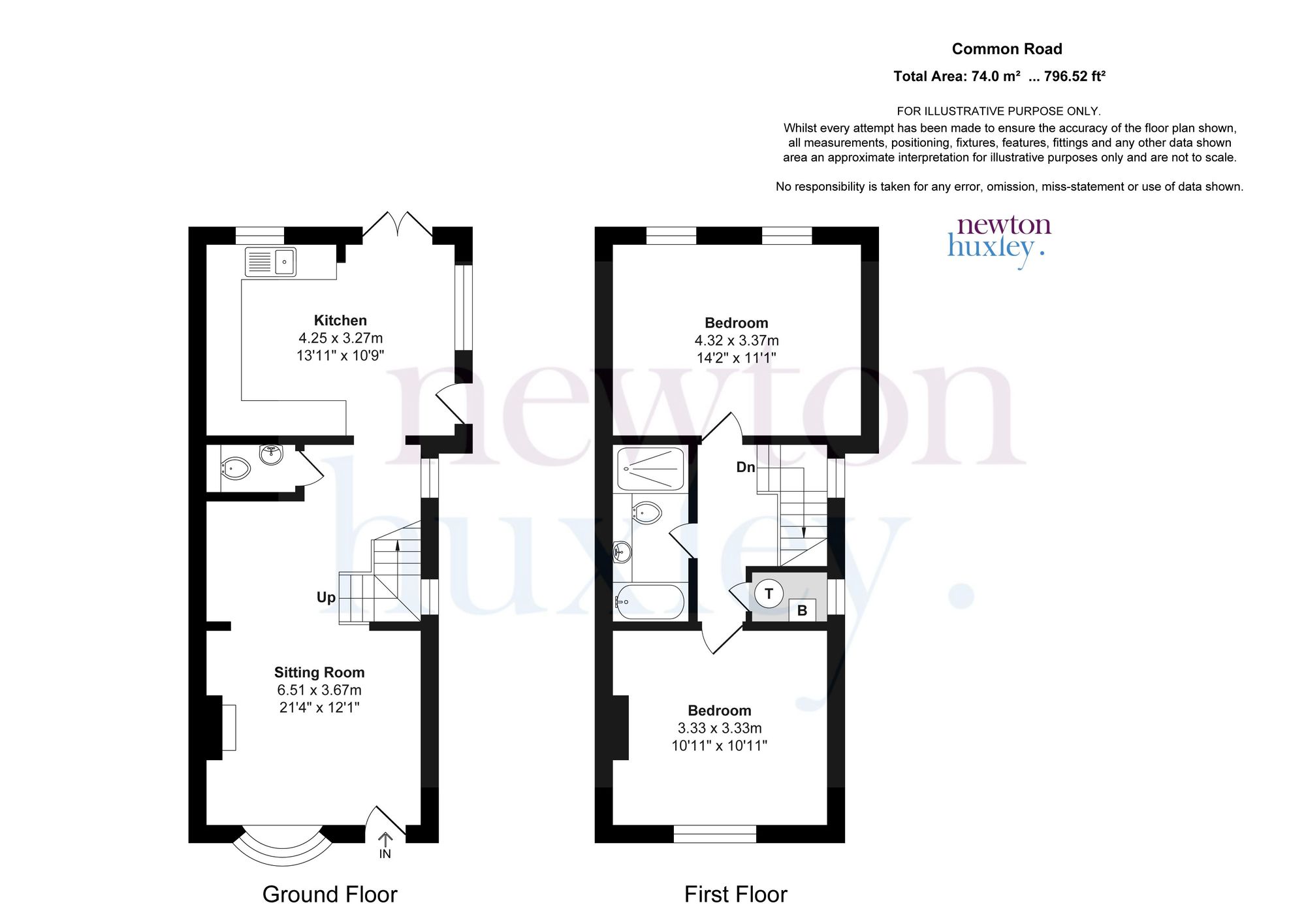 24 Common Road, Esher floorplan
