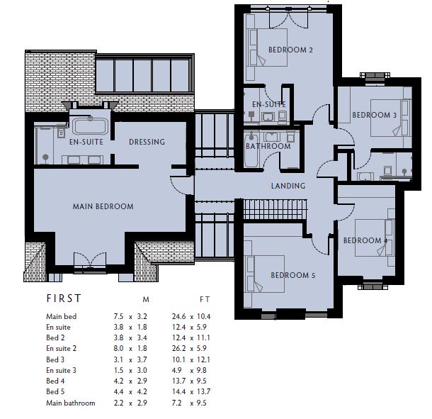 3, Lowood Place, Cheshire floorplan