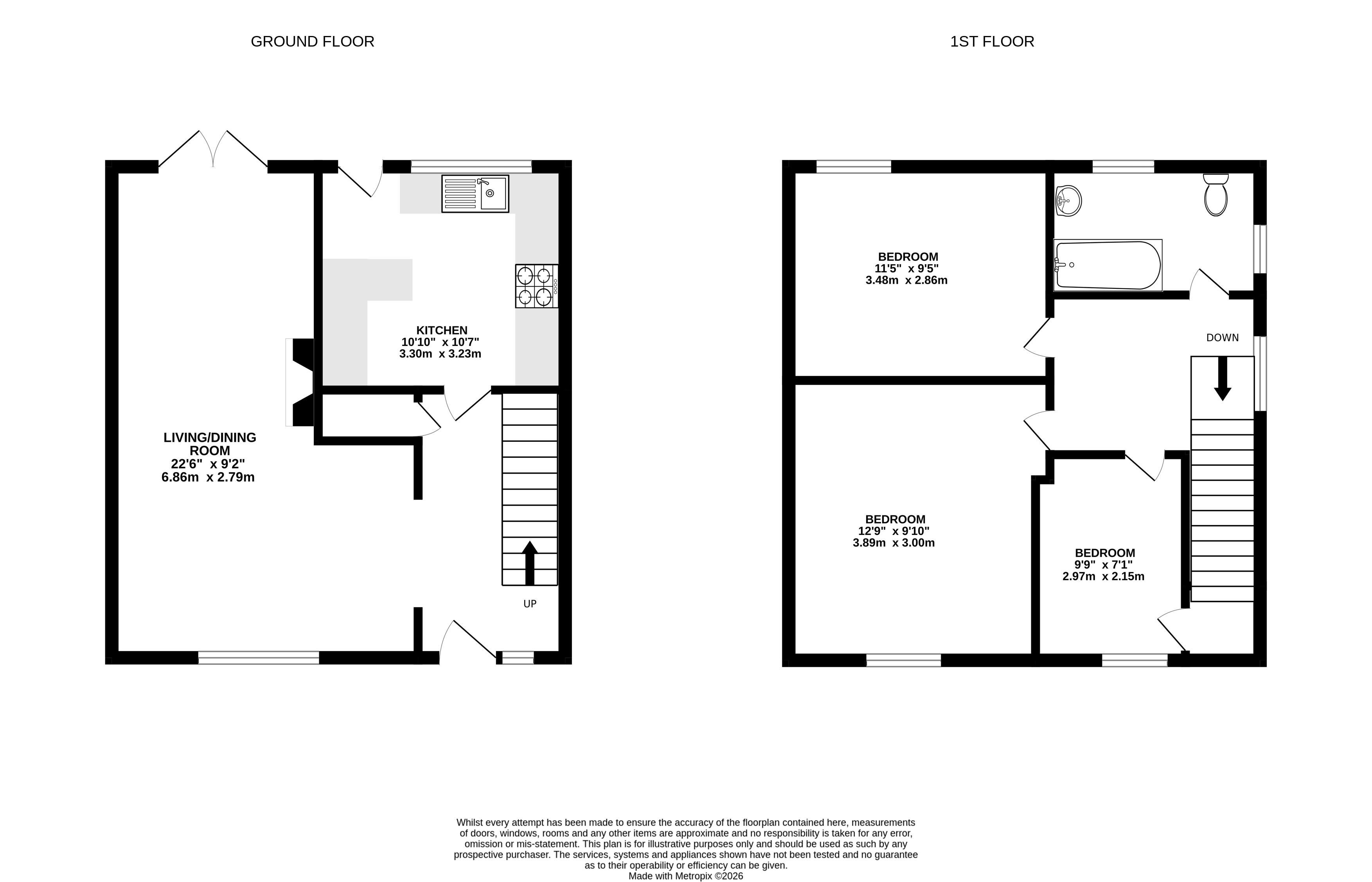 50, Fairview Road, Surrey floorplan