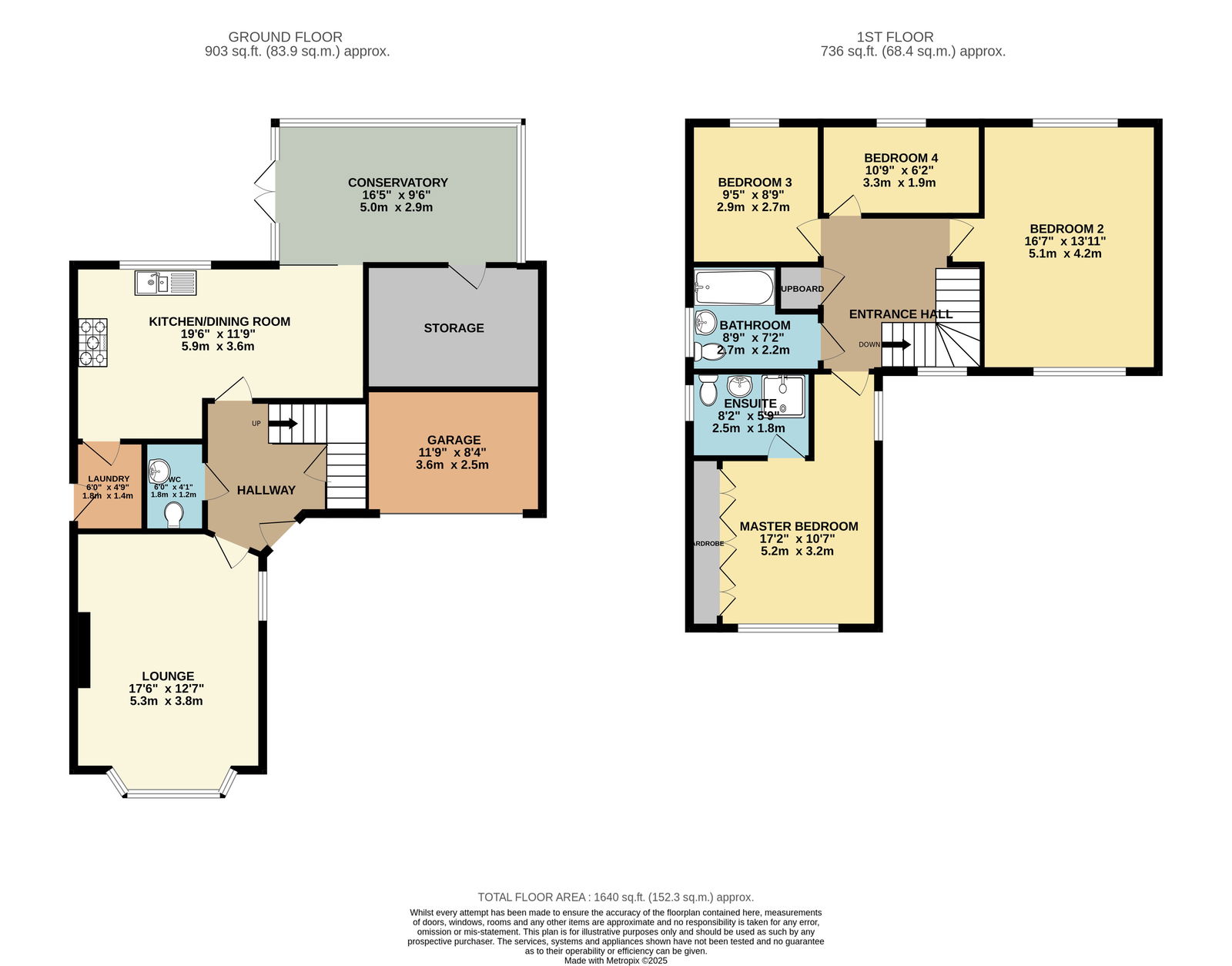 64, Oakhall Park, Bradford floorplan