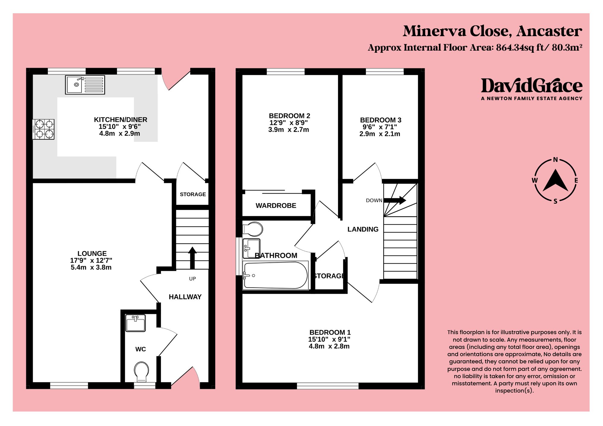 27 Minerva Close, Grantham floorplan