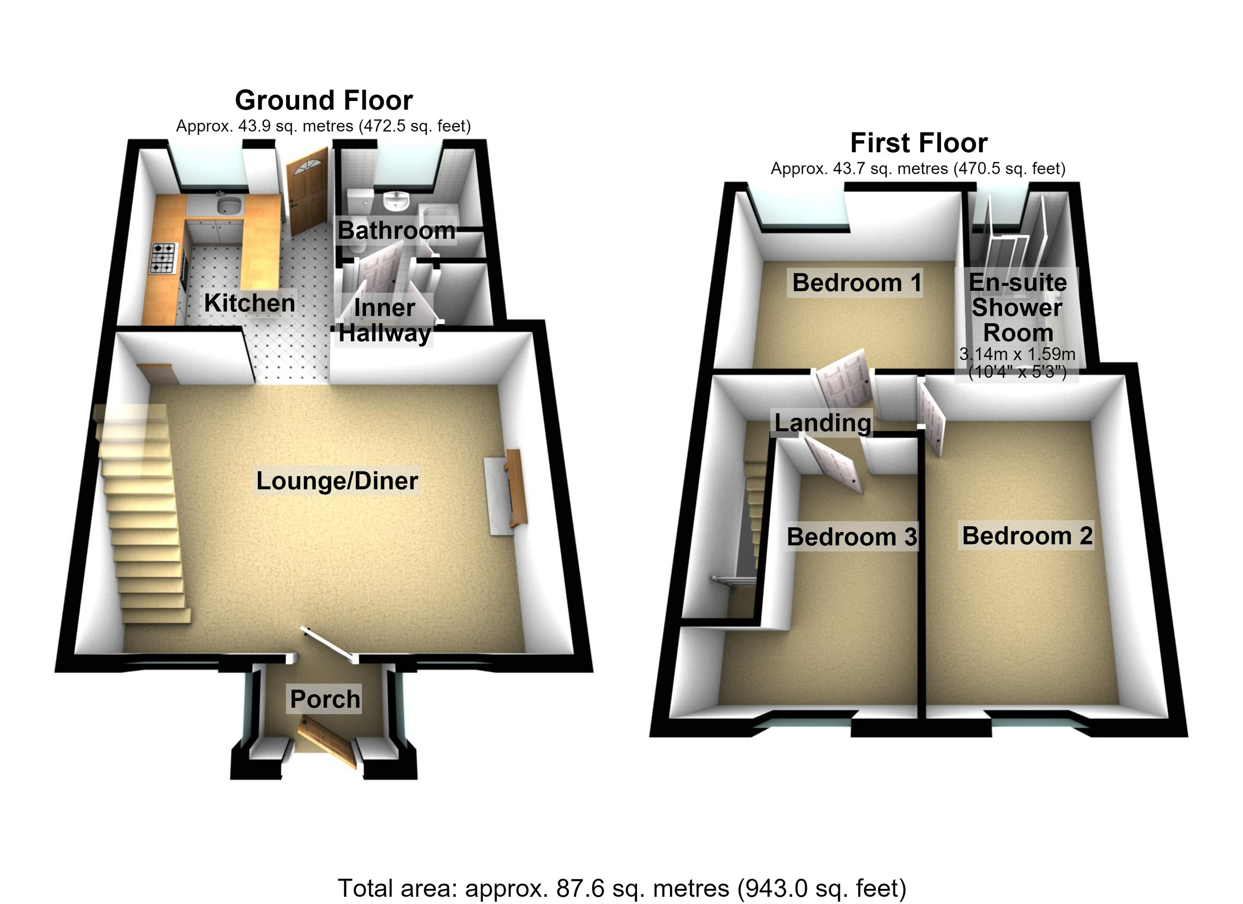 89 Heolgerrig, Merthyr Tydfil floorplan