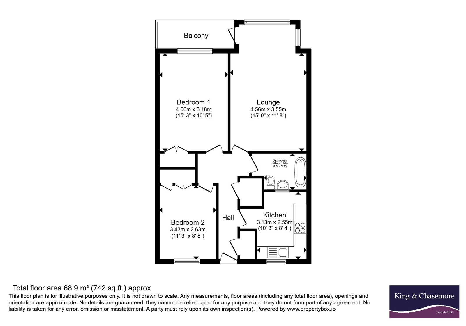 Salisbury Road, East Sussex floorplan