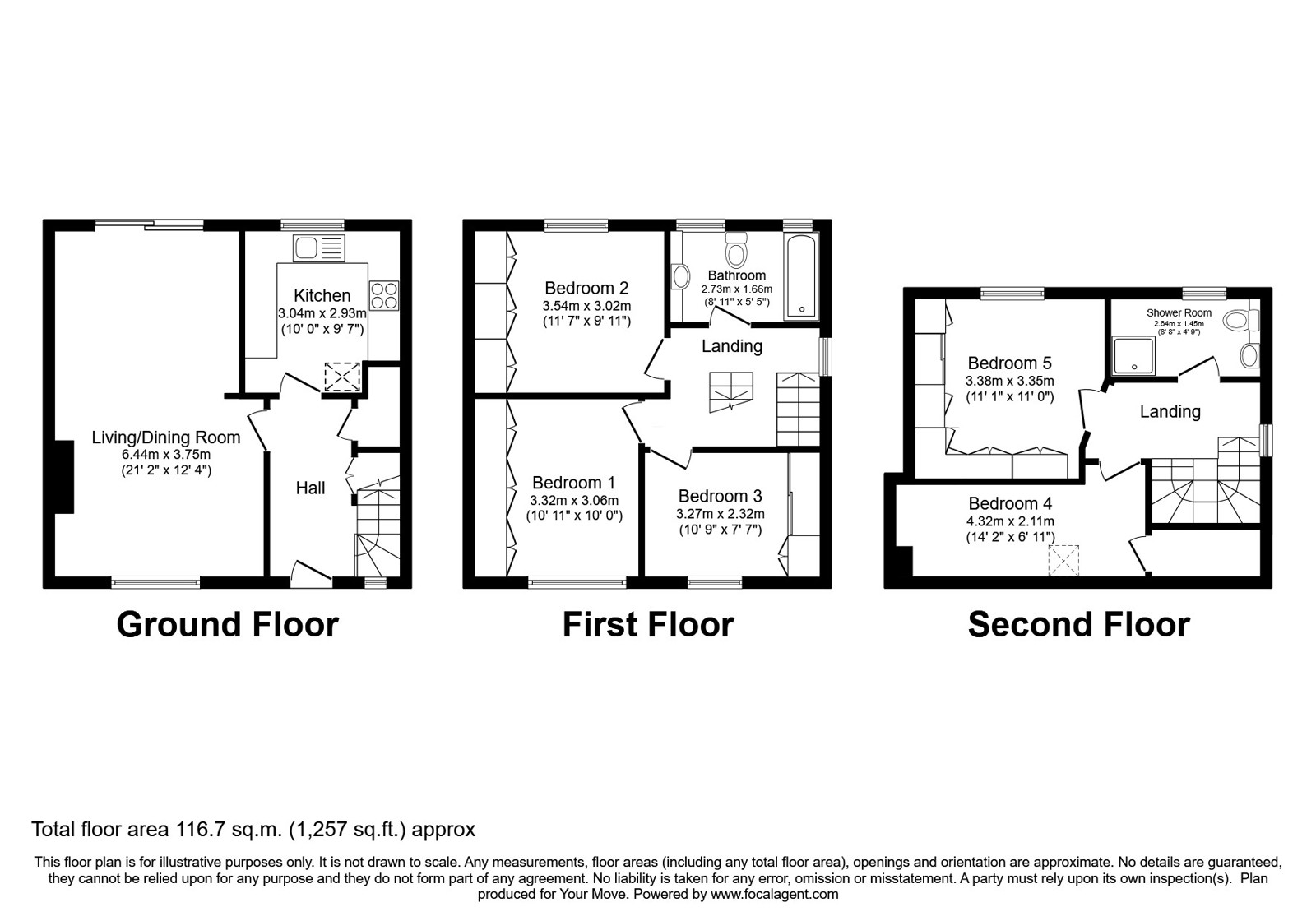 48, Dale Crescent, East Sussex floorplan