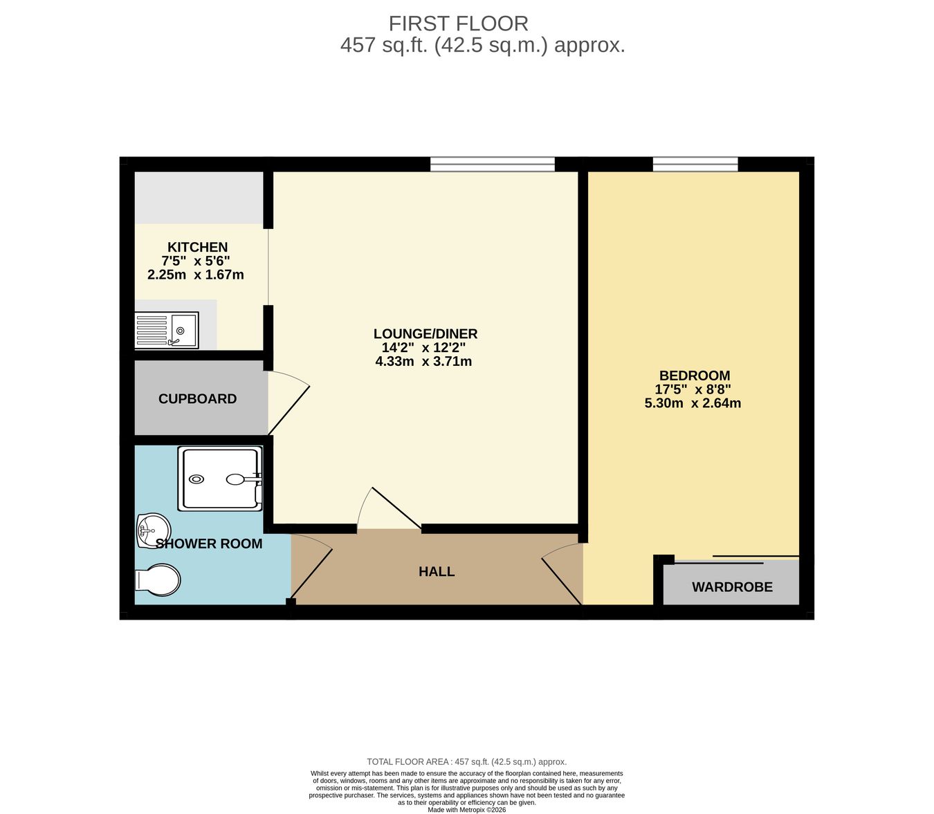 De la Warr Parade, Bexhill-on-Sea floorplan