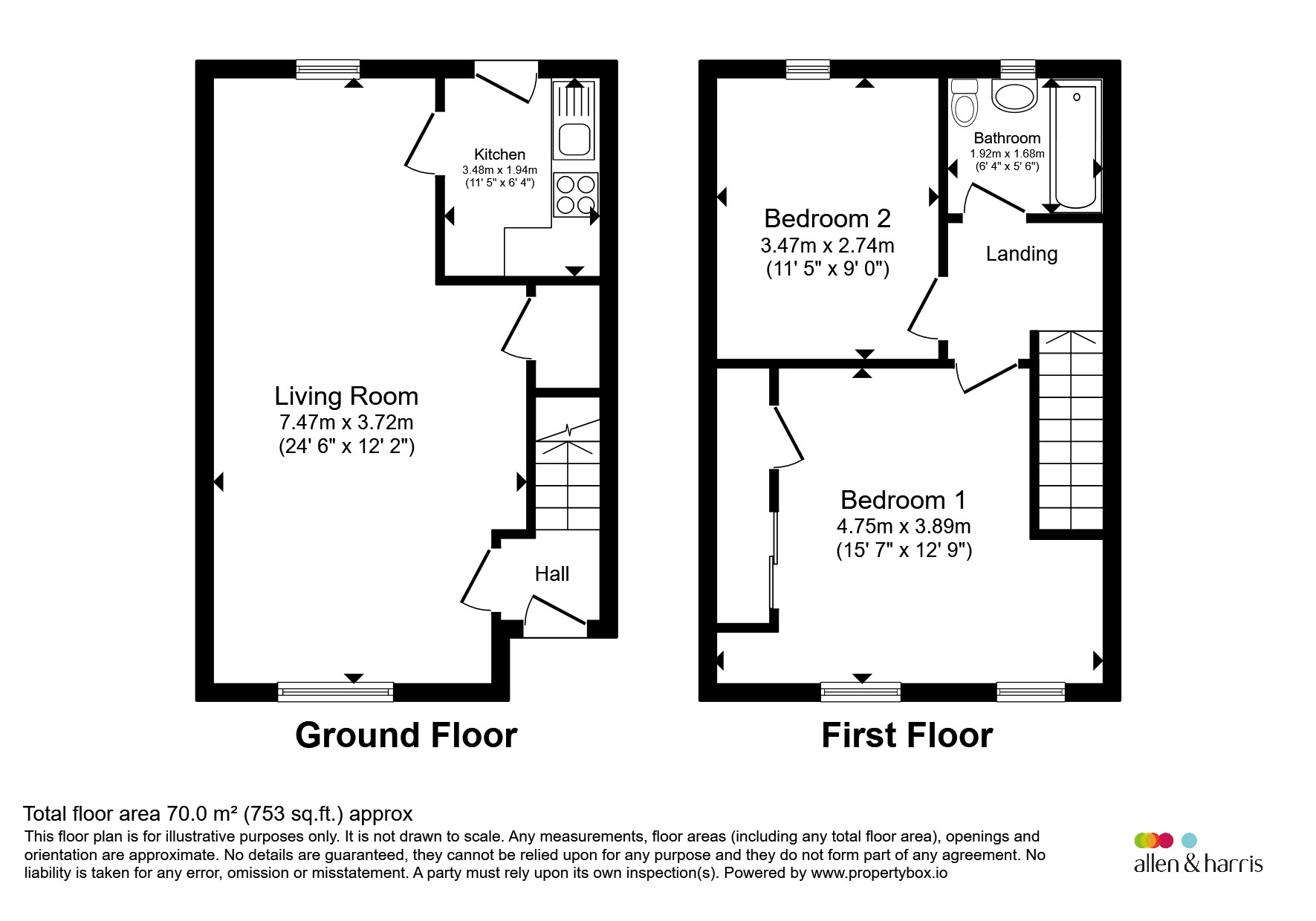 57, Stamperland Gardens, Glasgow floorplan