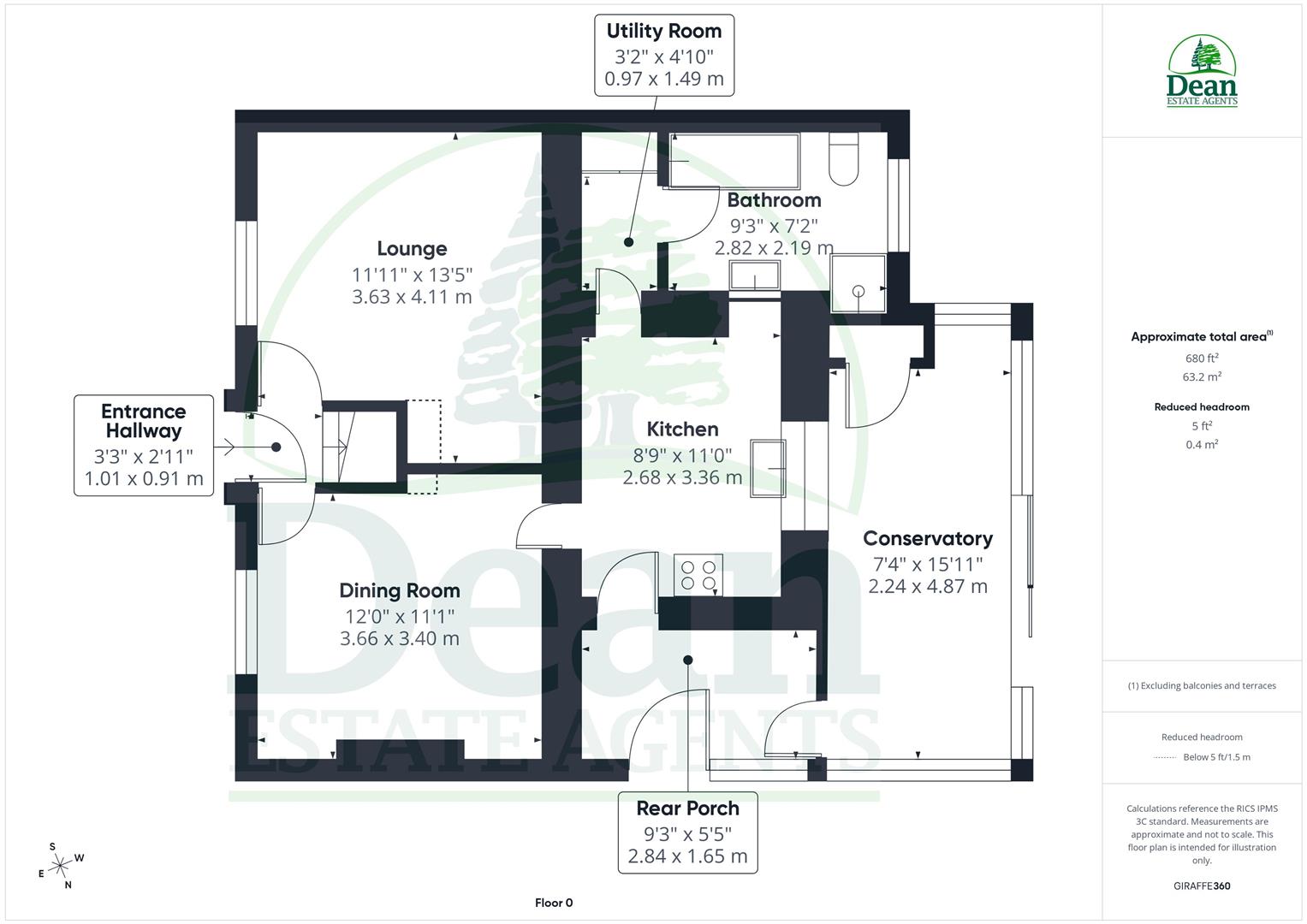 Heathcroft, Edenwall, Coleford floorplan