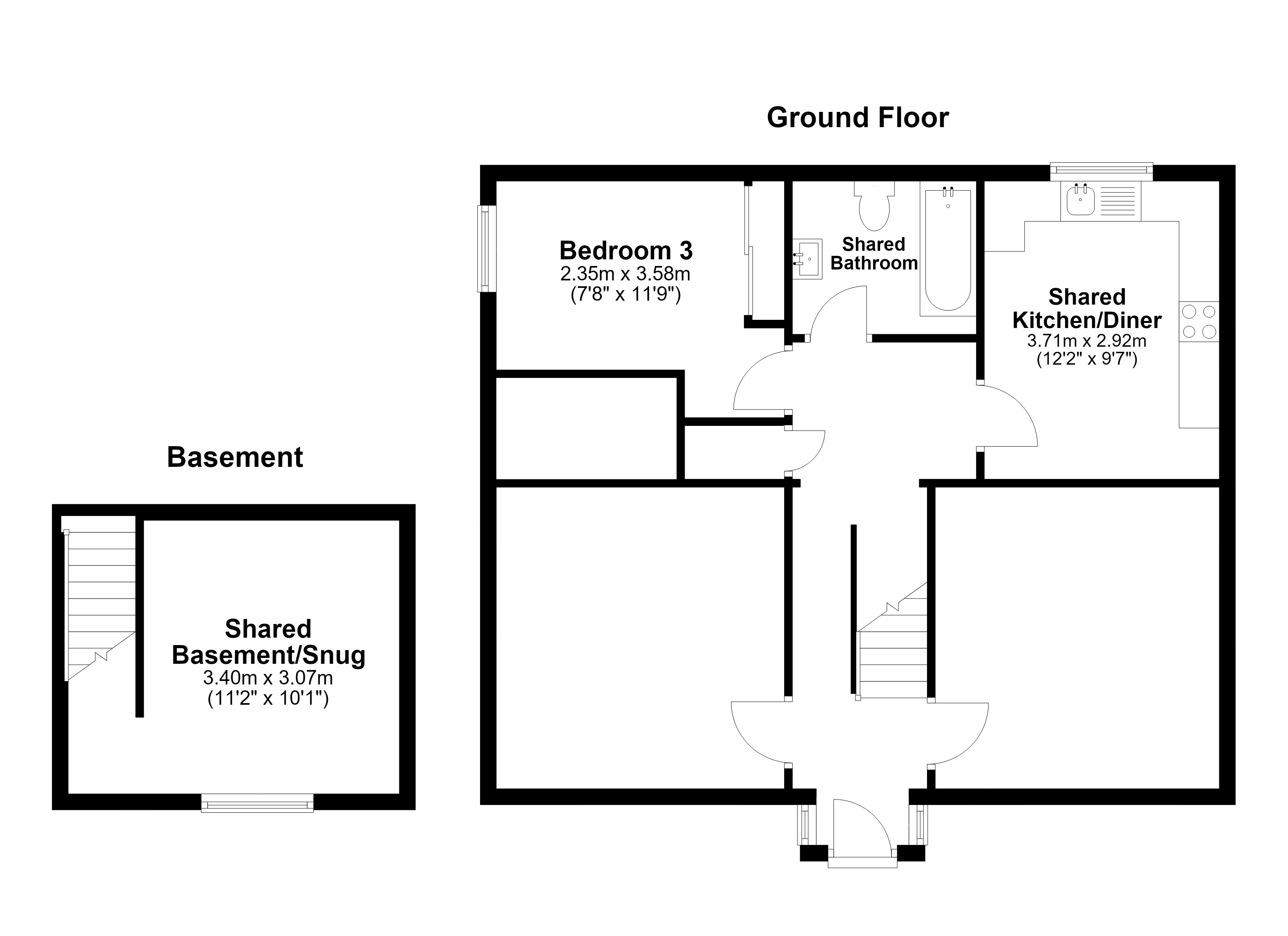 Room 3, 1, Bedford Chambers, Southgate, Chichester floorplan