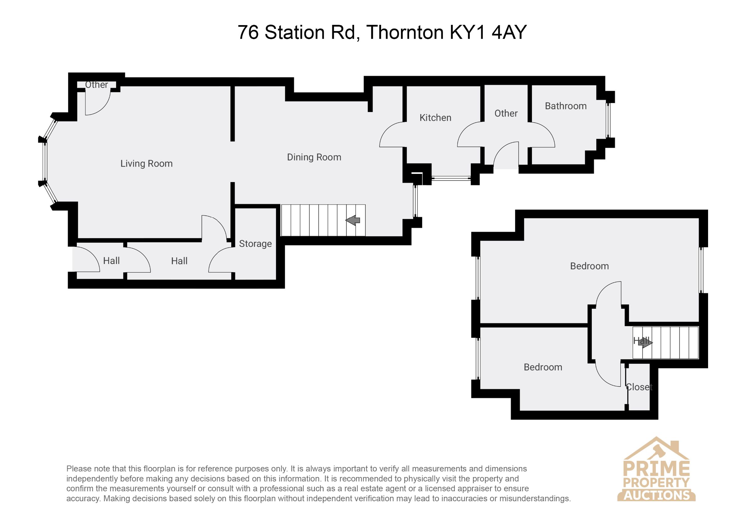 76 Station Road, Thornton, Kirkcaldy floorplan
