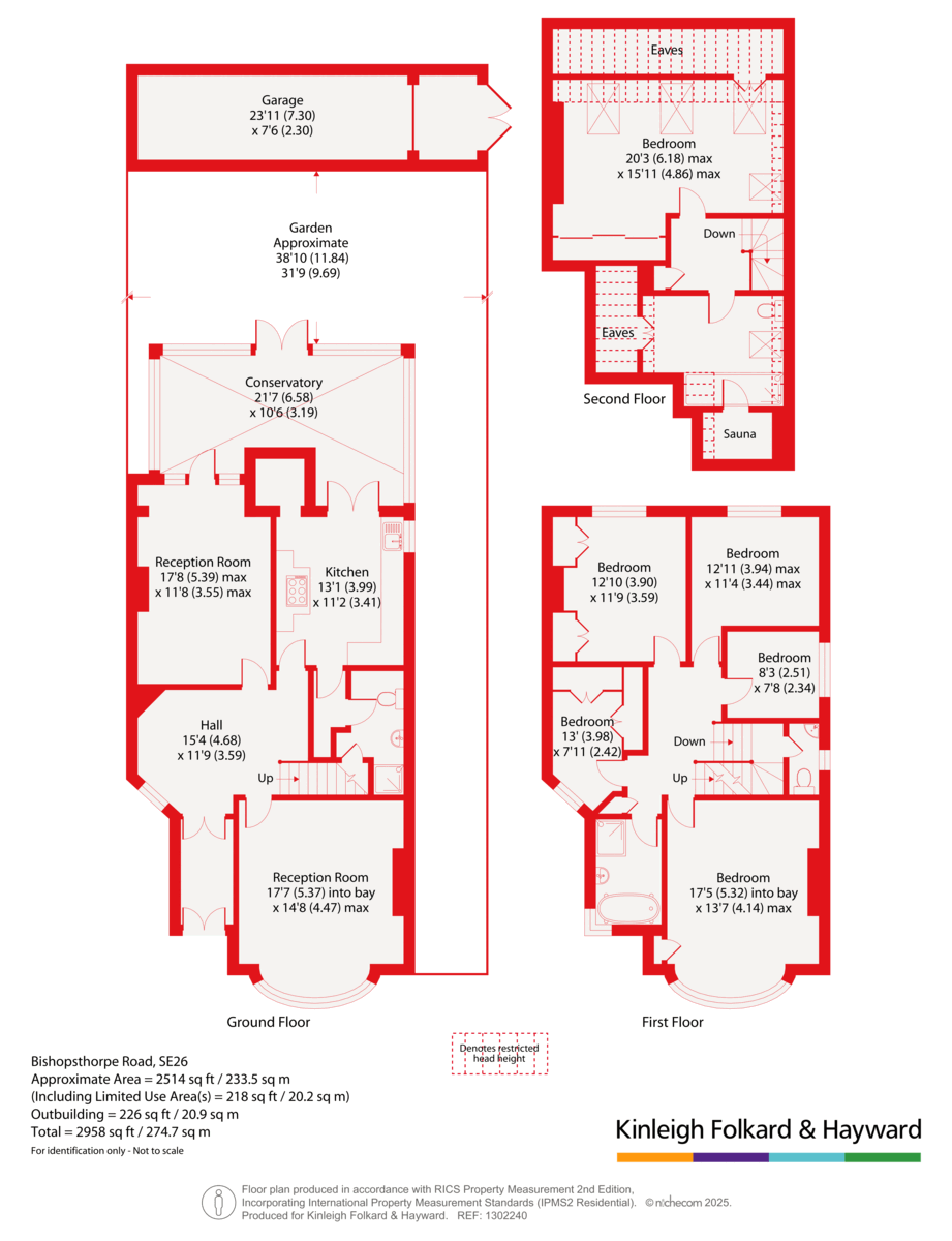 65, Bishopsthorpe Road, London floorplan