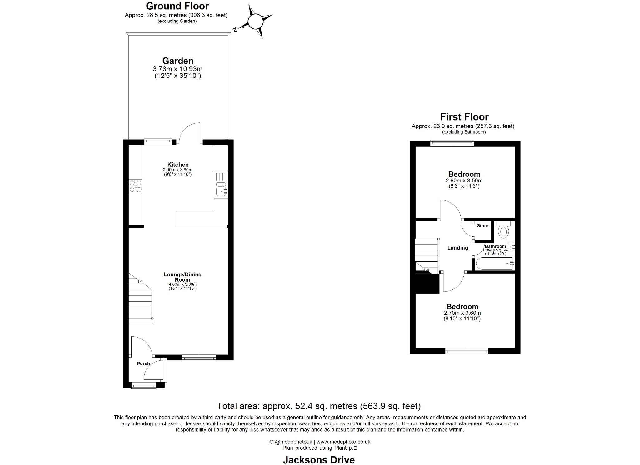 34 Jacksons Drive, Cheshunt, Hertfordshire floorplan