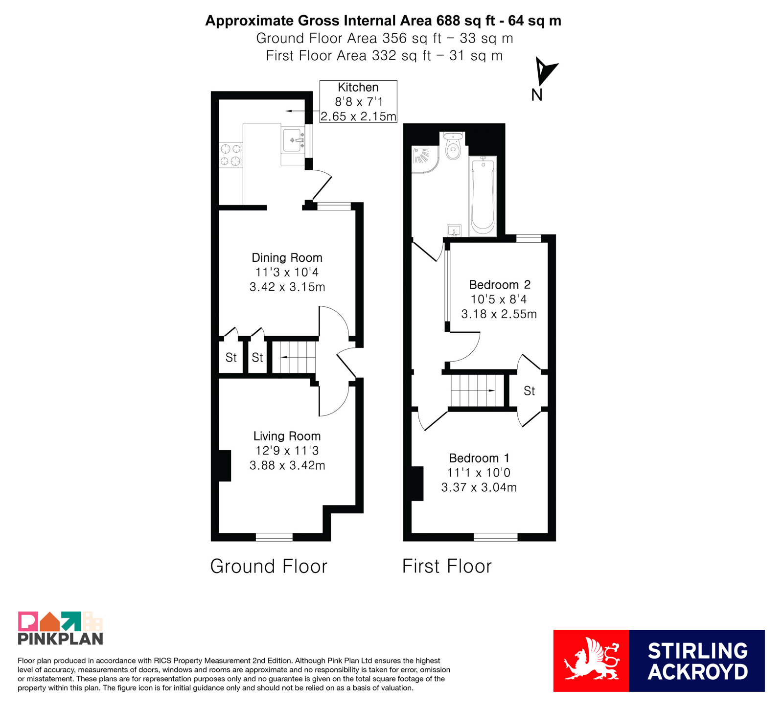 2A, Exeter Road, Croydon floorplan