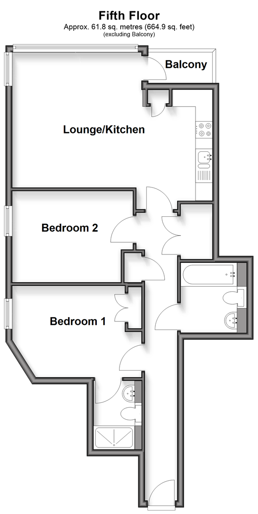 Cross Street, Portsmouth floorplan