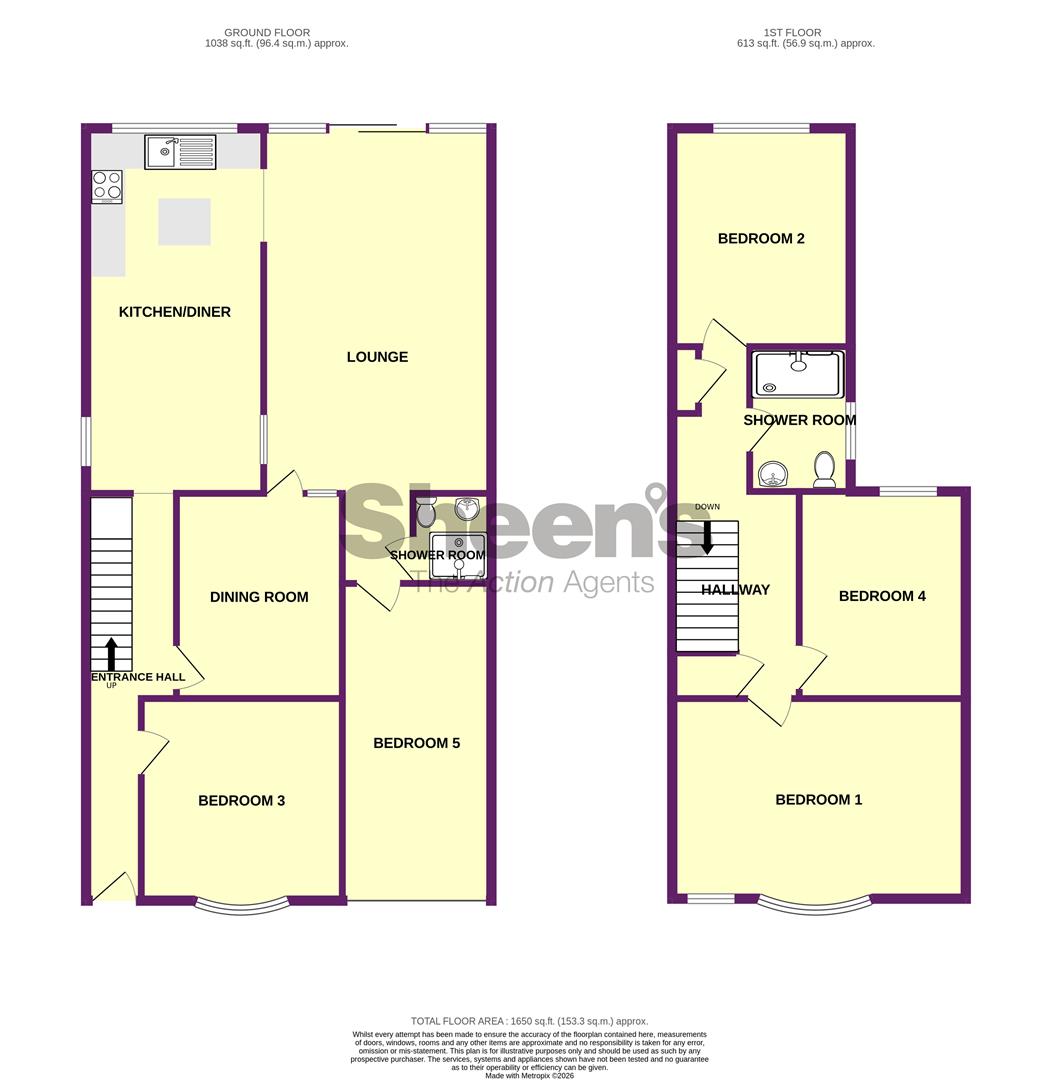 15, Severn Road, Clacton-On-Sea floorplan