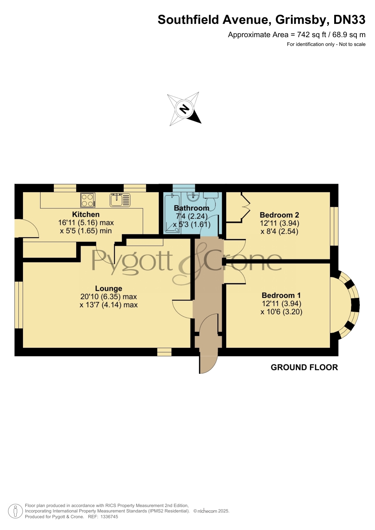 25, Southfield Avenue, Grimsby floorplan