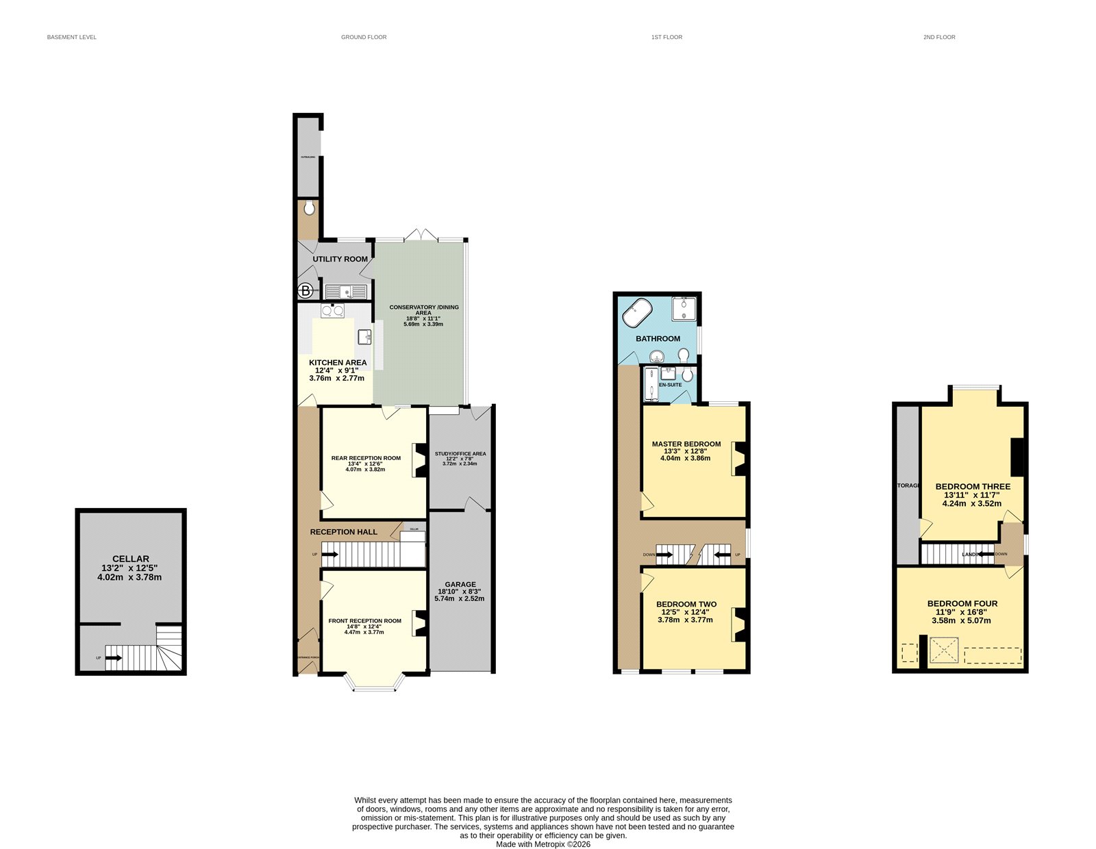 Lywtorr, 230, Sutton Park Road, Worcestershire floorplan