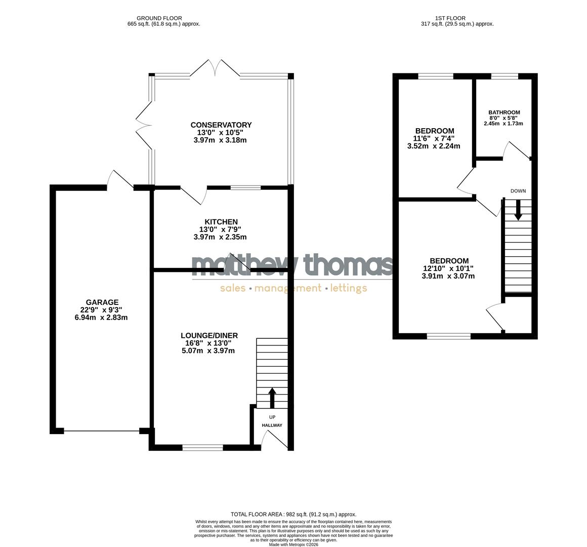 28, Sycamore Close, Alfreton floorplan